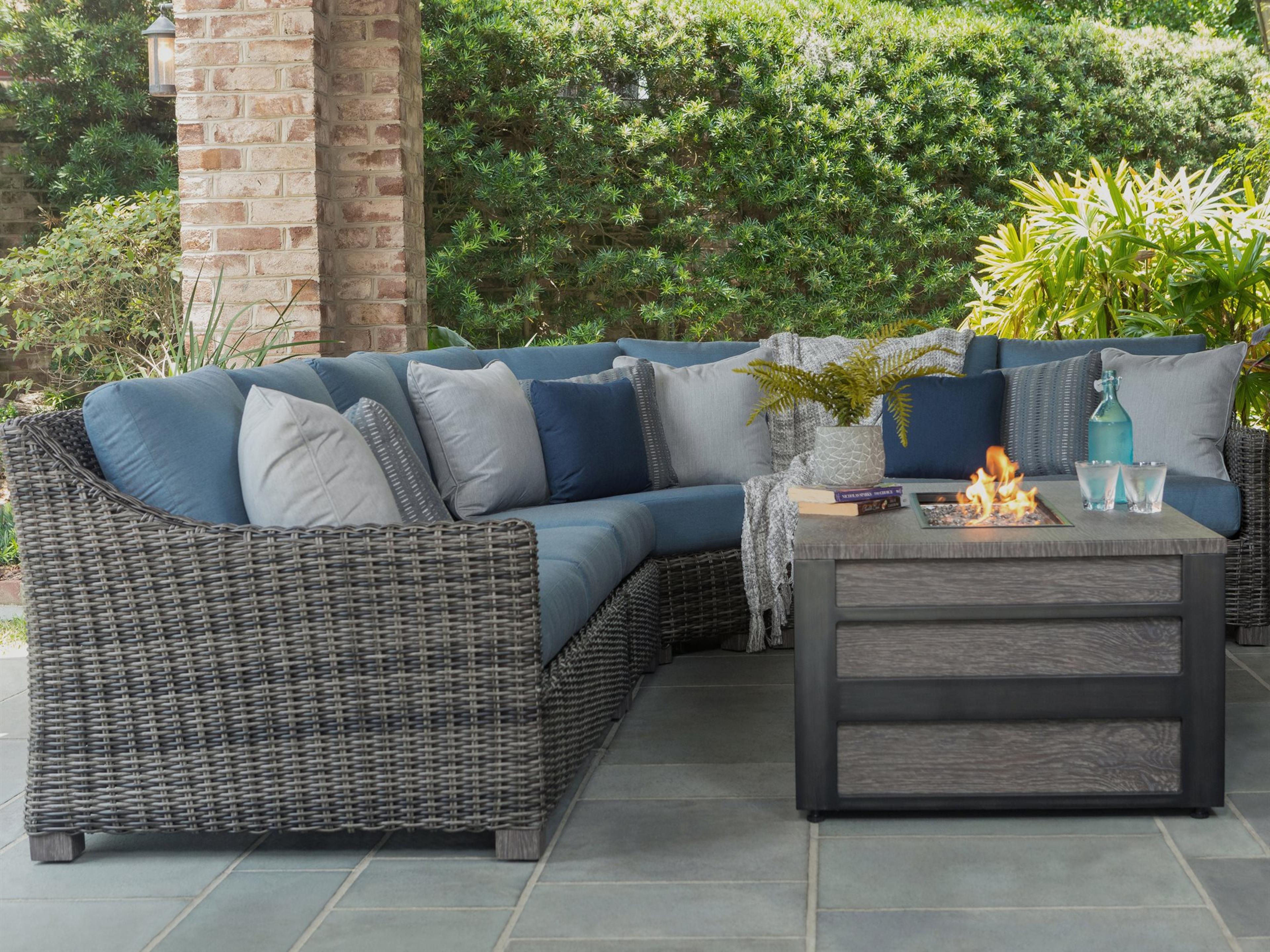 Ebel Avallon Wicker Sectional Outdoor Lounge Set