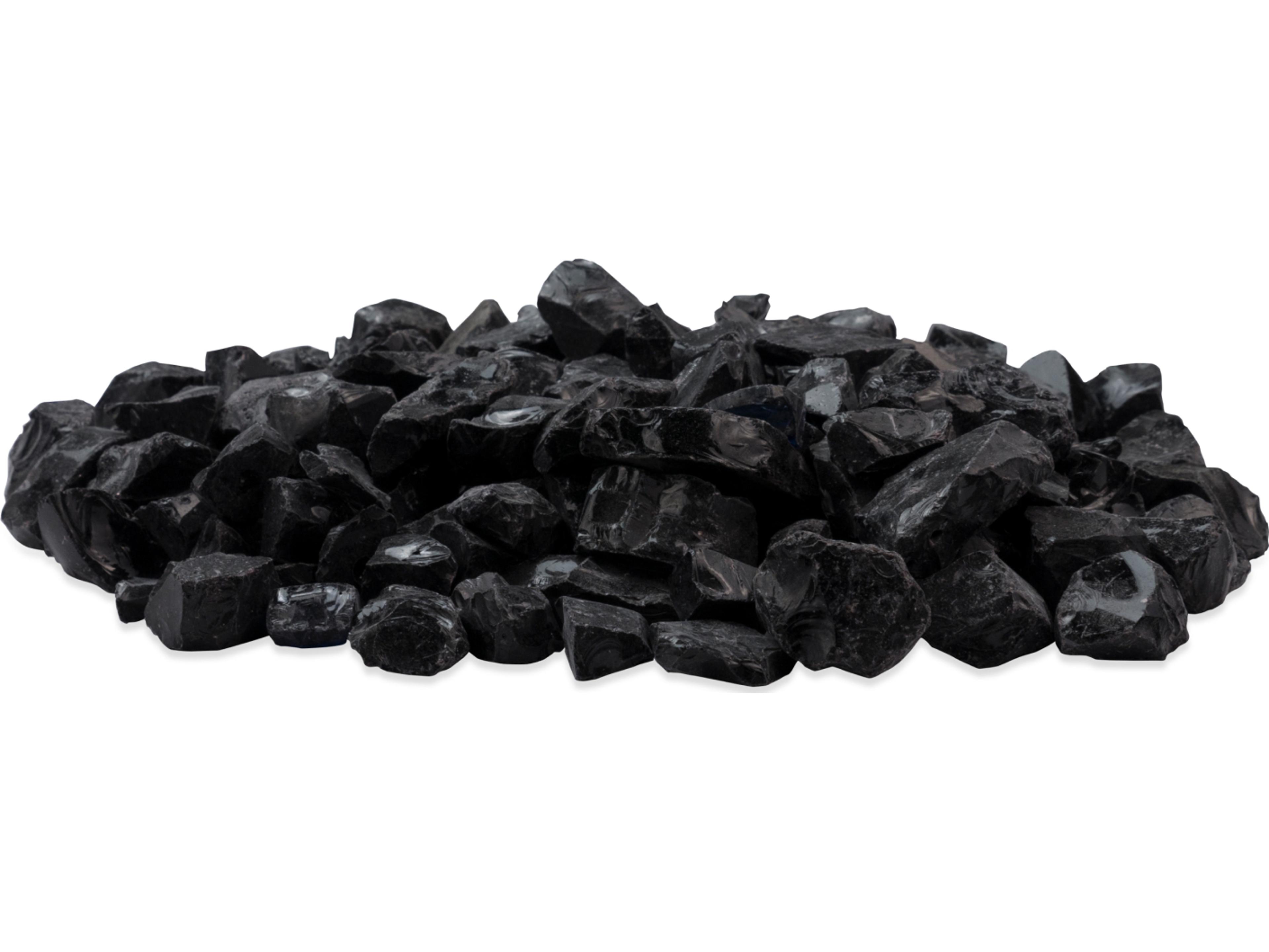 EcoSmart Fire Black Glass Charcoal Accessory
