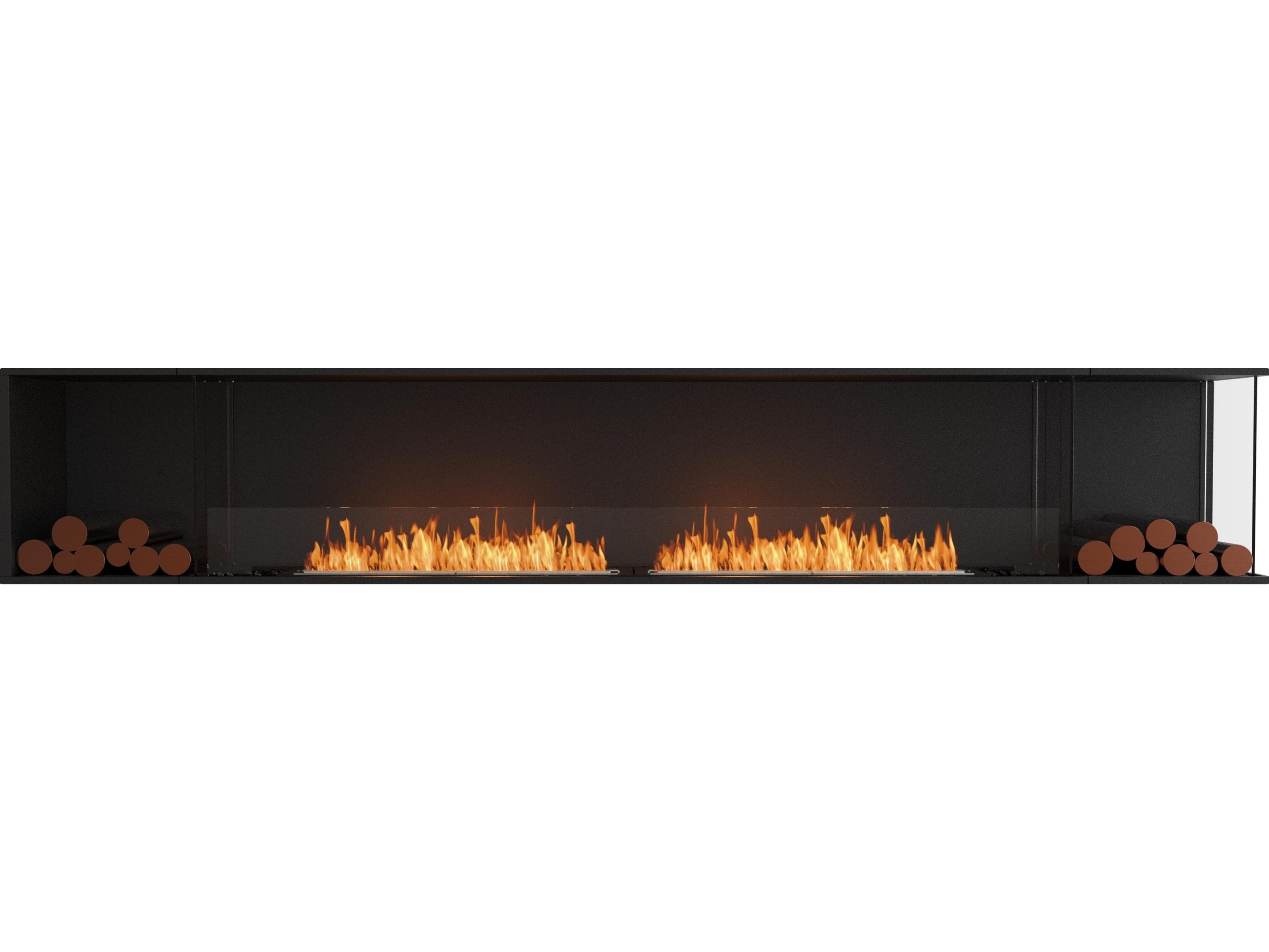 EcoSmart Fire Flex Fireboxes - Right Corner Fireplace