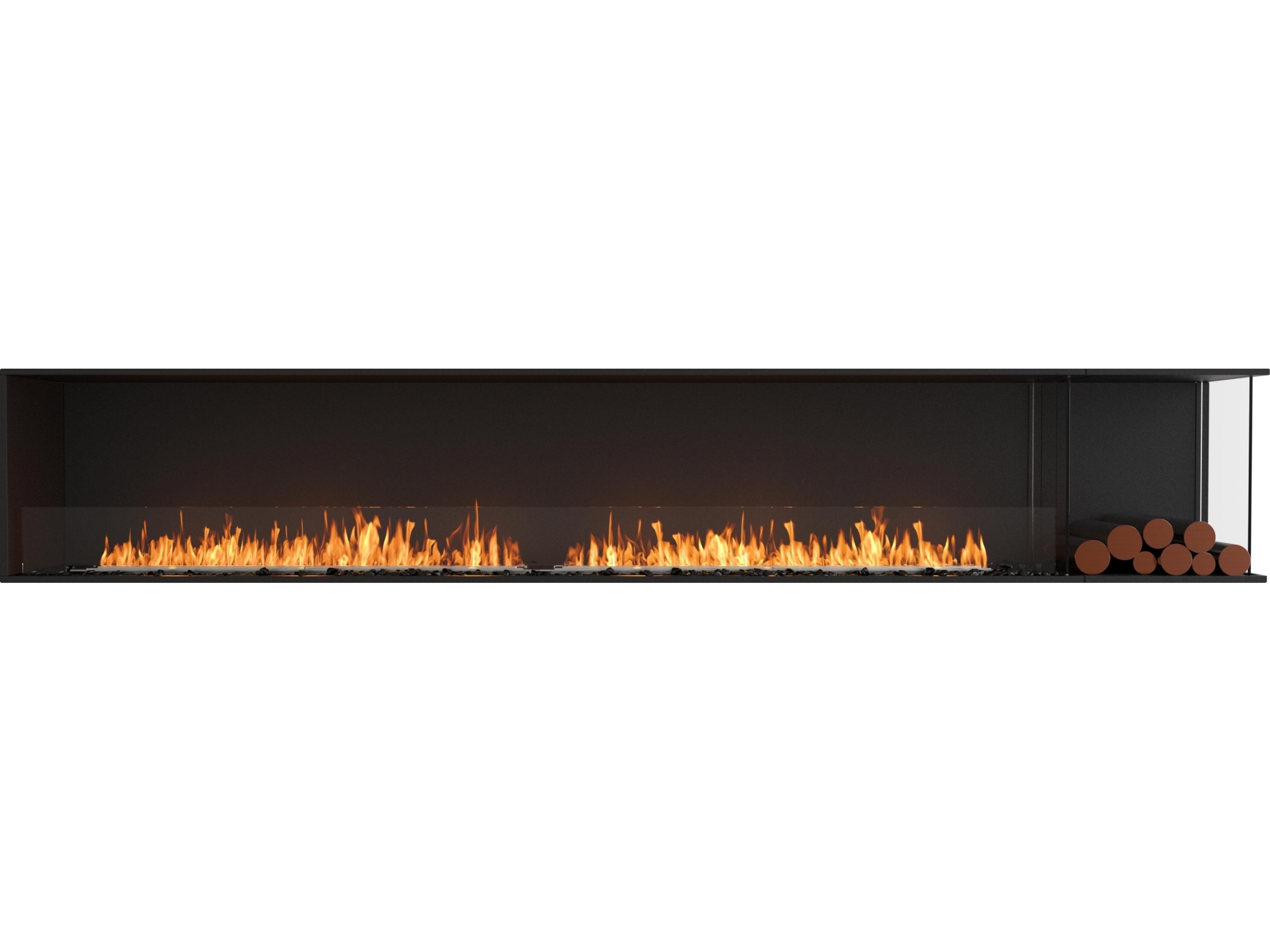 EcoSmart Fire Flex Fireboxes - Right Corner Fireplace