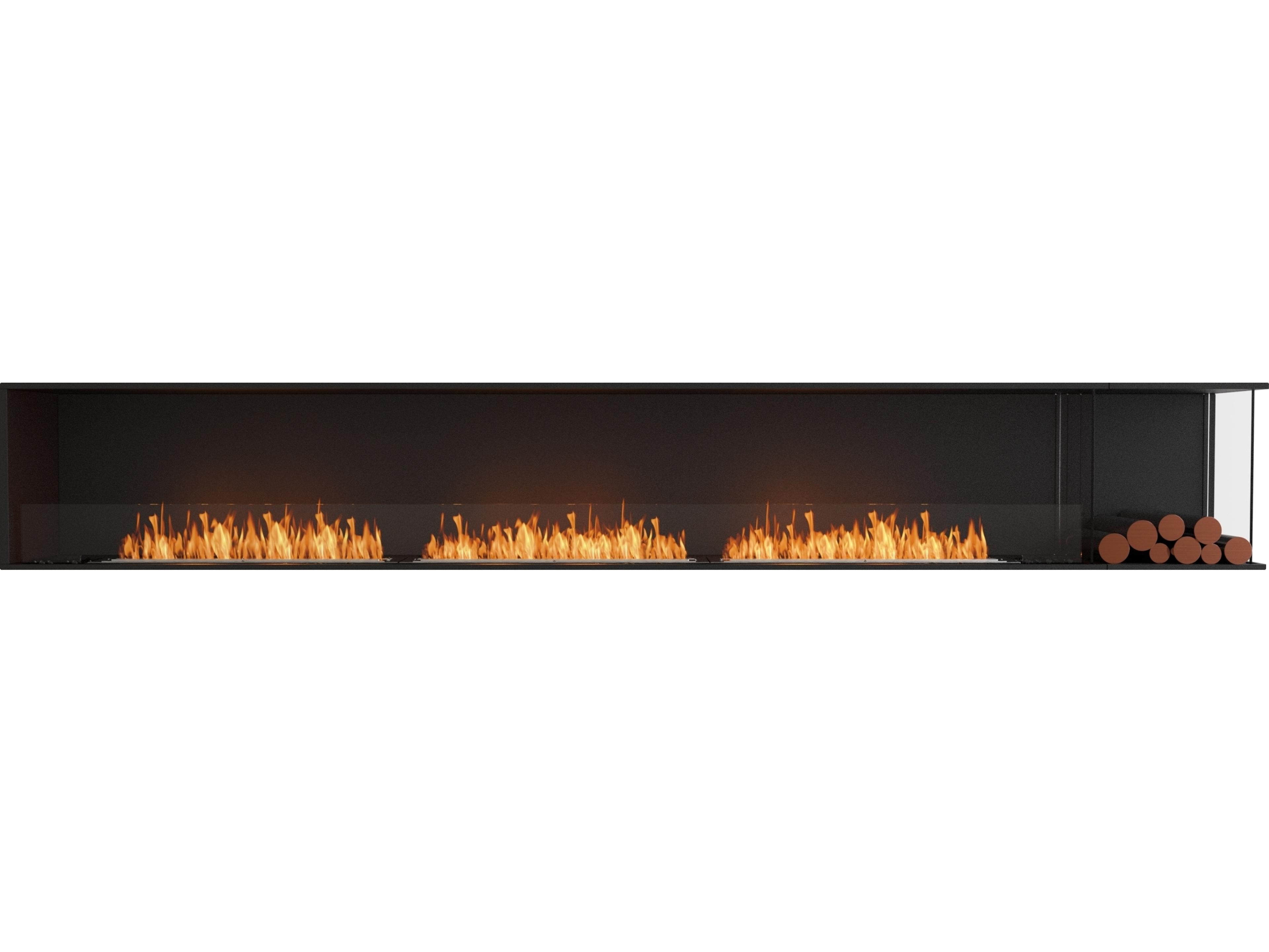 EcoSmart Fire Flex Fireboxes - Right Corner Fireplace
