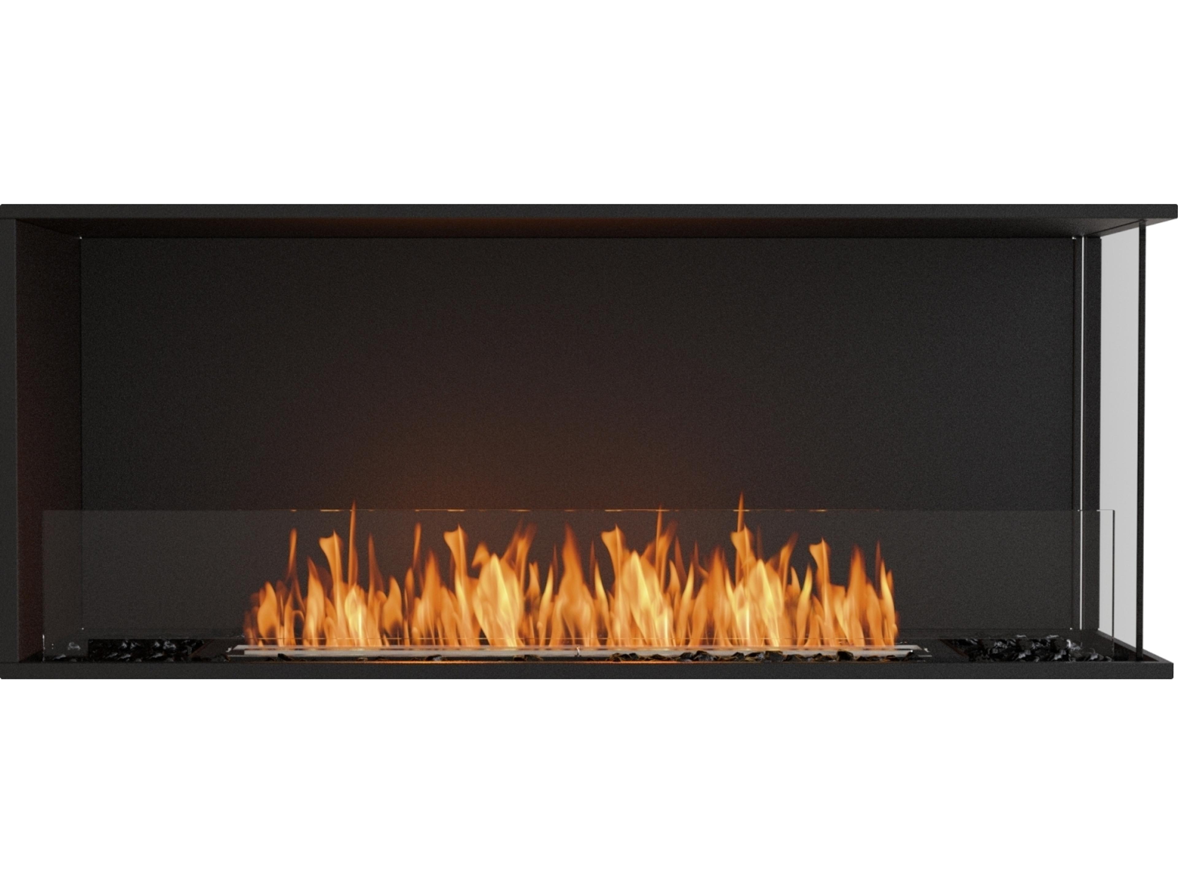 EcoSmart Fire Flex Fireboxes - Right Corner Fireplace