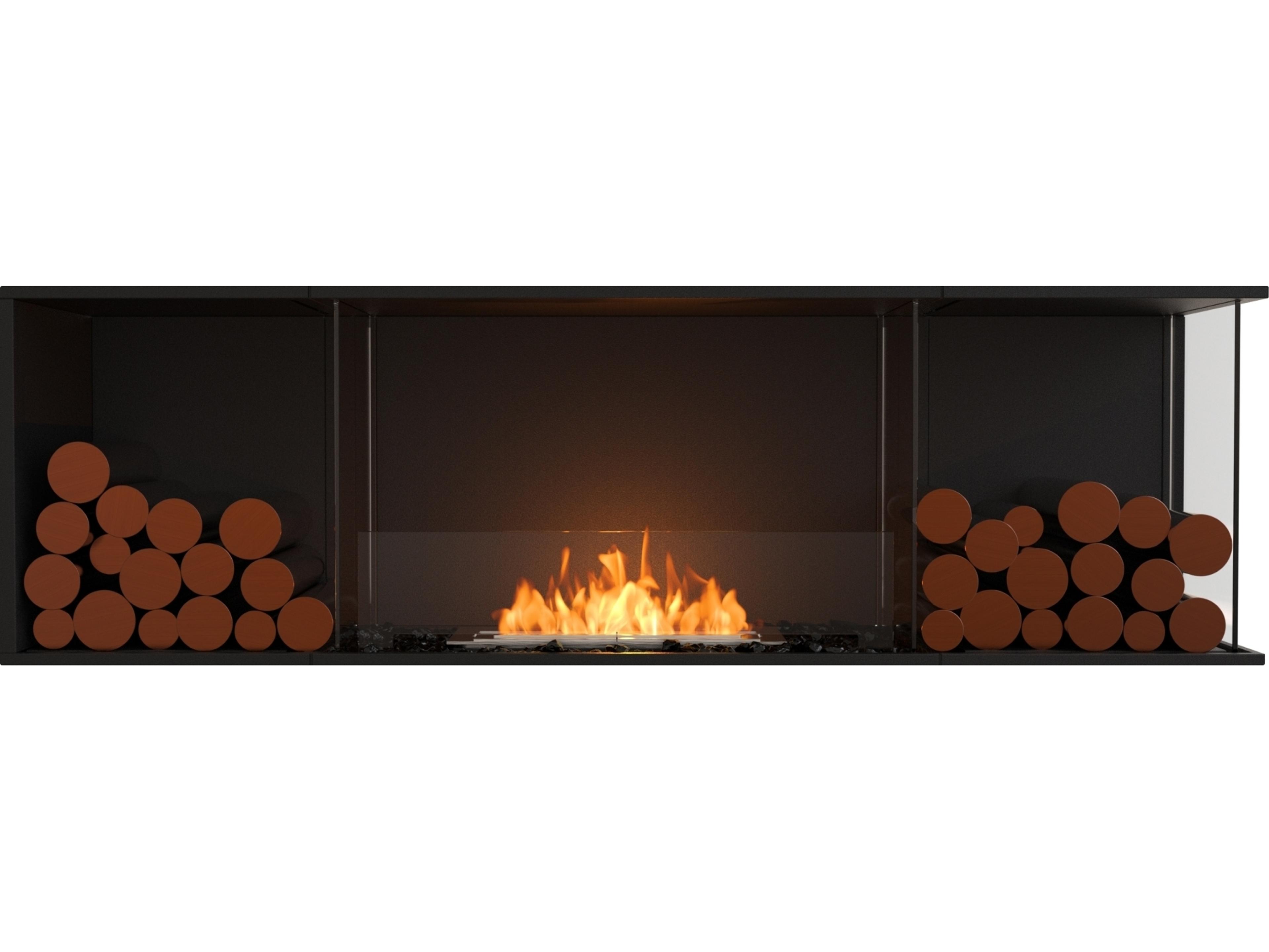 EcoSmart Fire Flex Fireboxes - Right Corner Fireplace