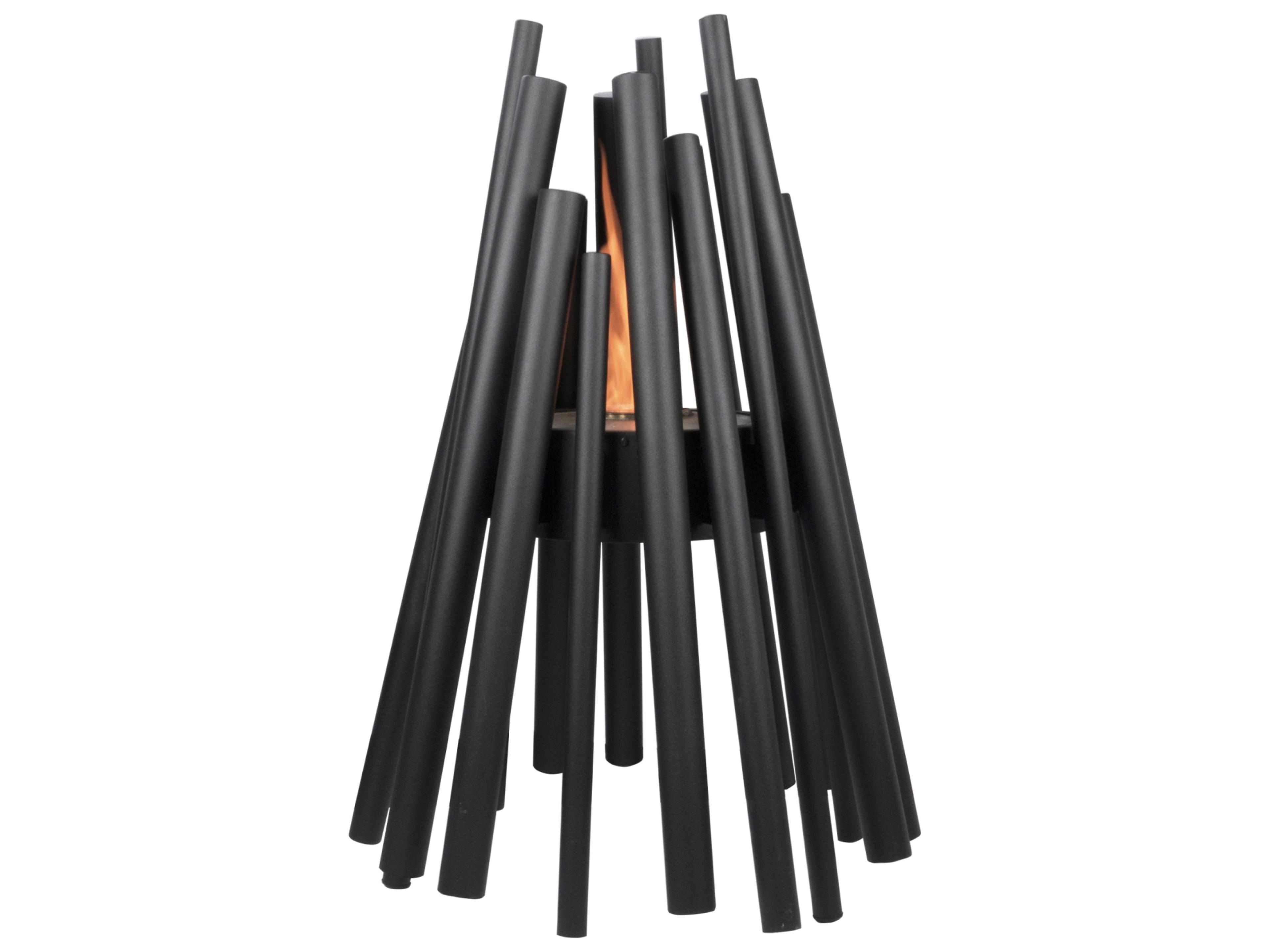 EcoSmart Fire Stix Bioethanol Fireplace - Black Finish