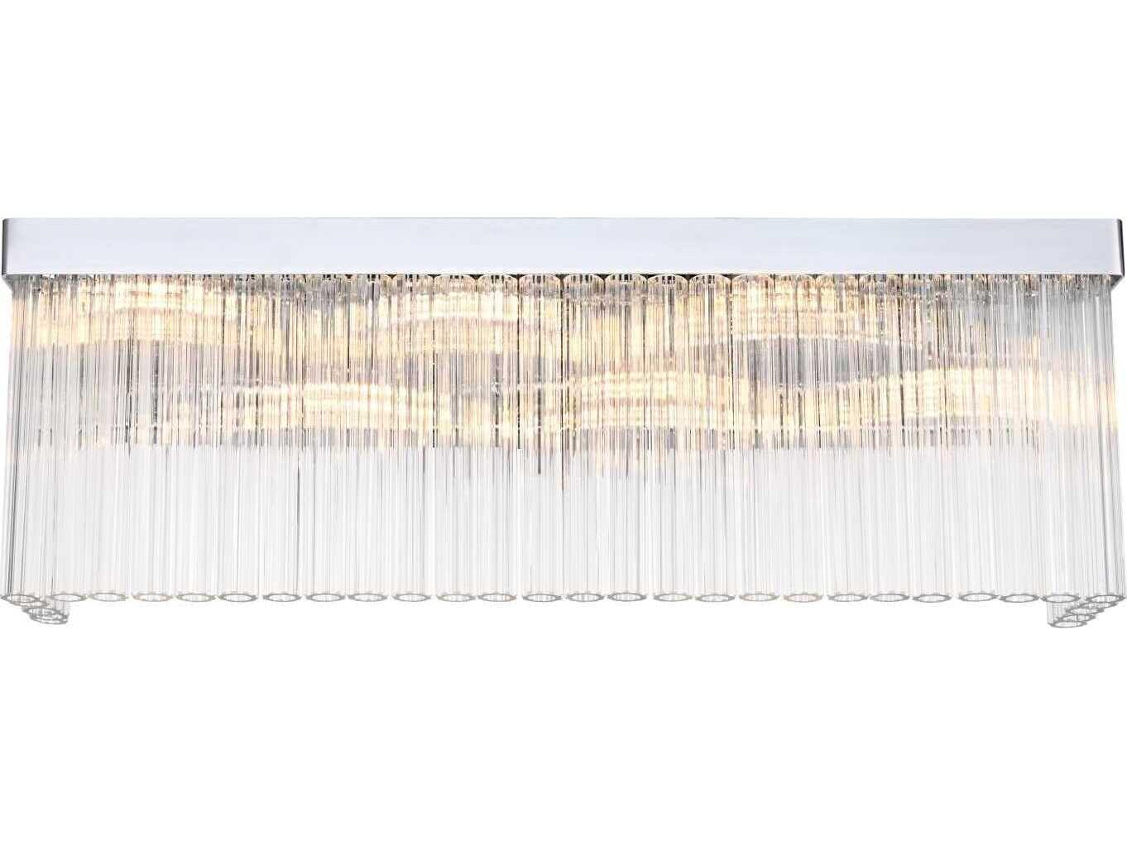 Elegant Lighting Harlow 6-Light Chrome Wall Sconce