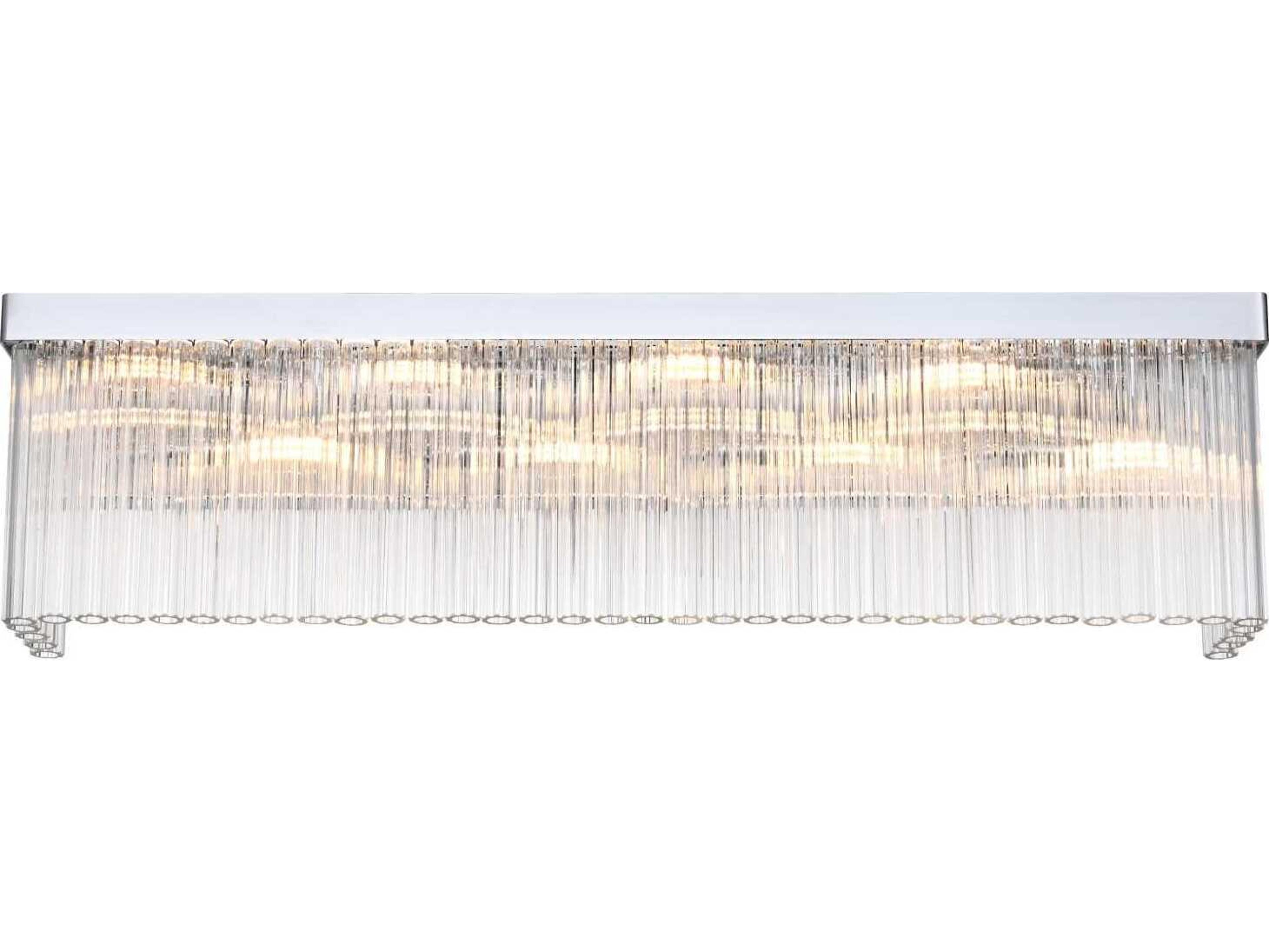 Elegant Lighting Harlow 8-Light Chrome Wall Sconce