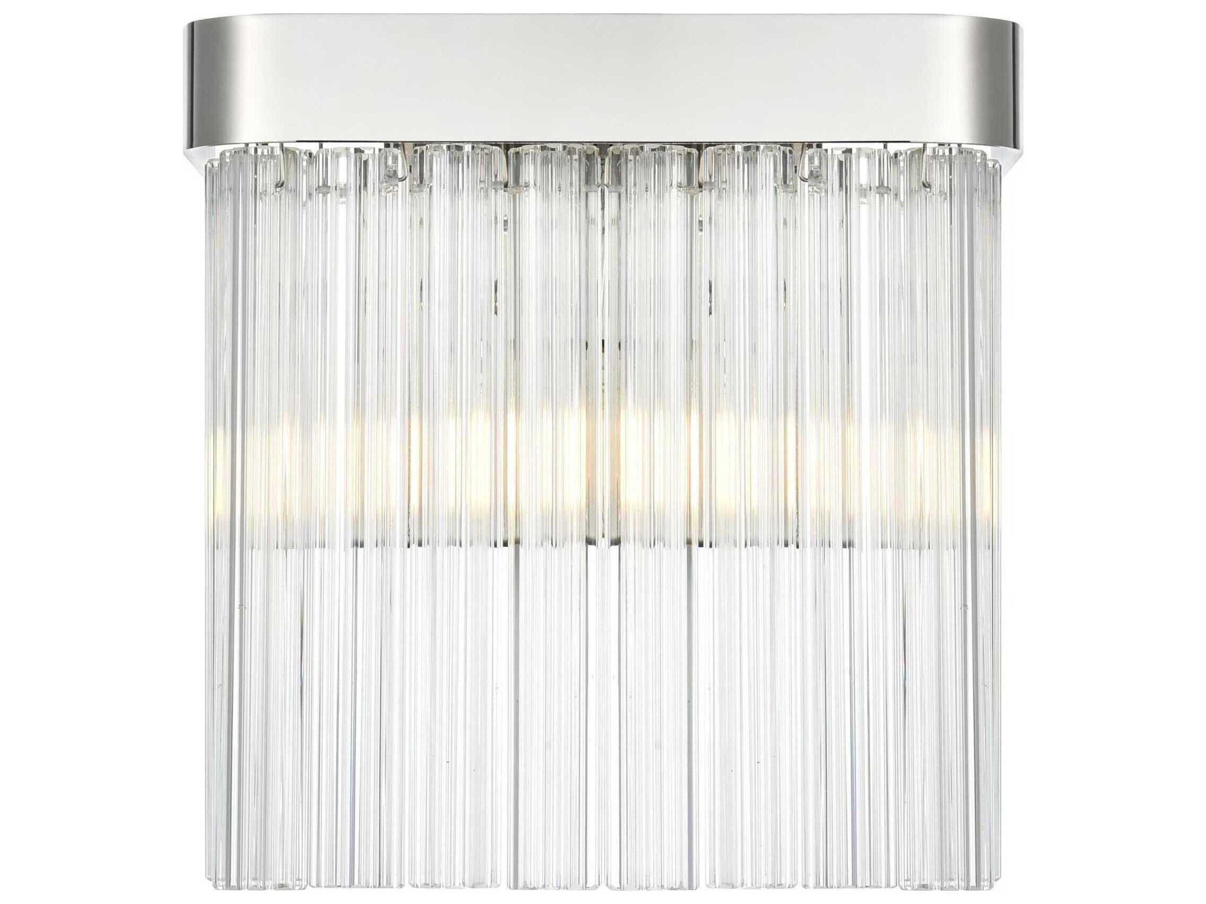 Elegant Lighting Harlow 1-Light Chrome Wall Sconce