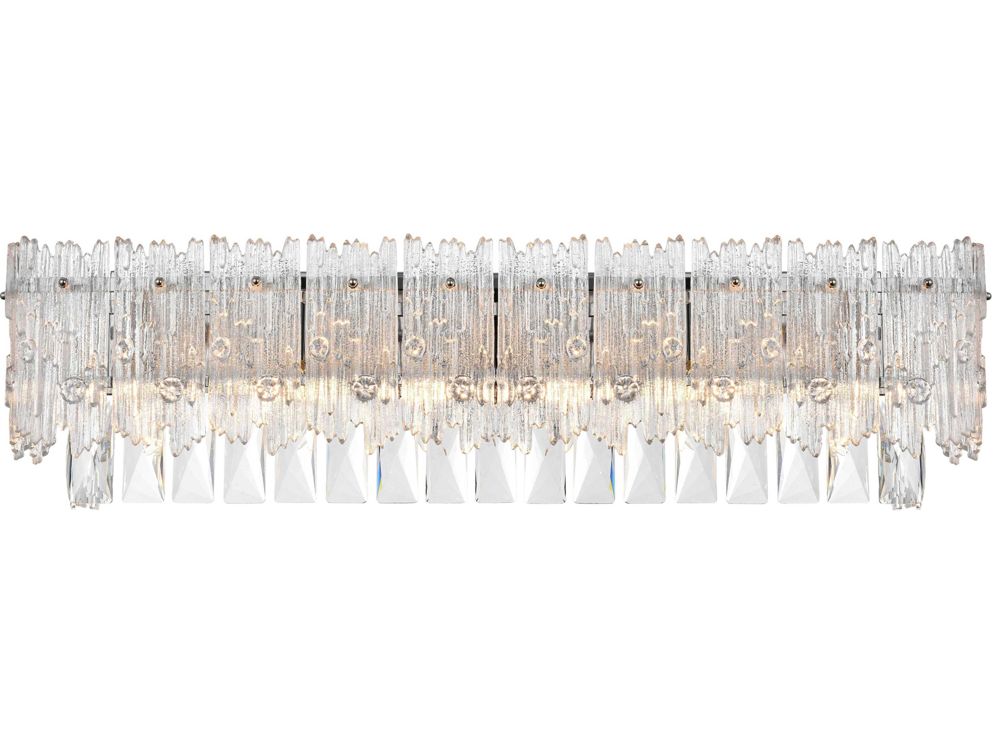 Elegant Lighting Emilia 6-Light Chrome Wall Sconce