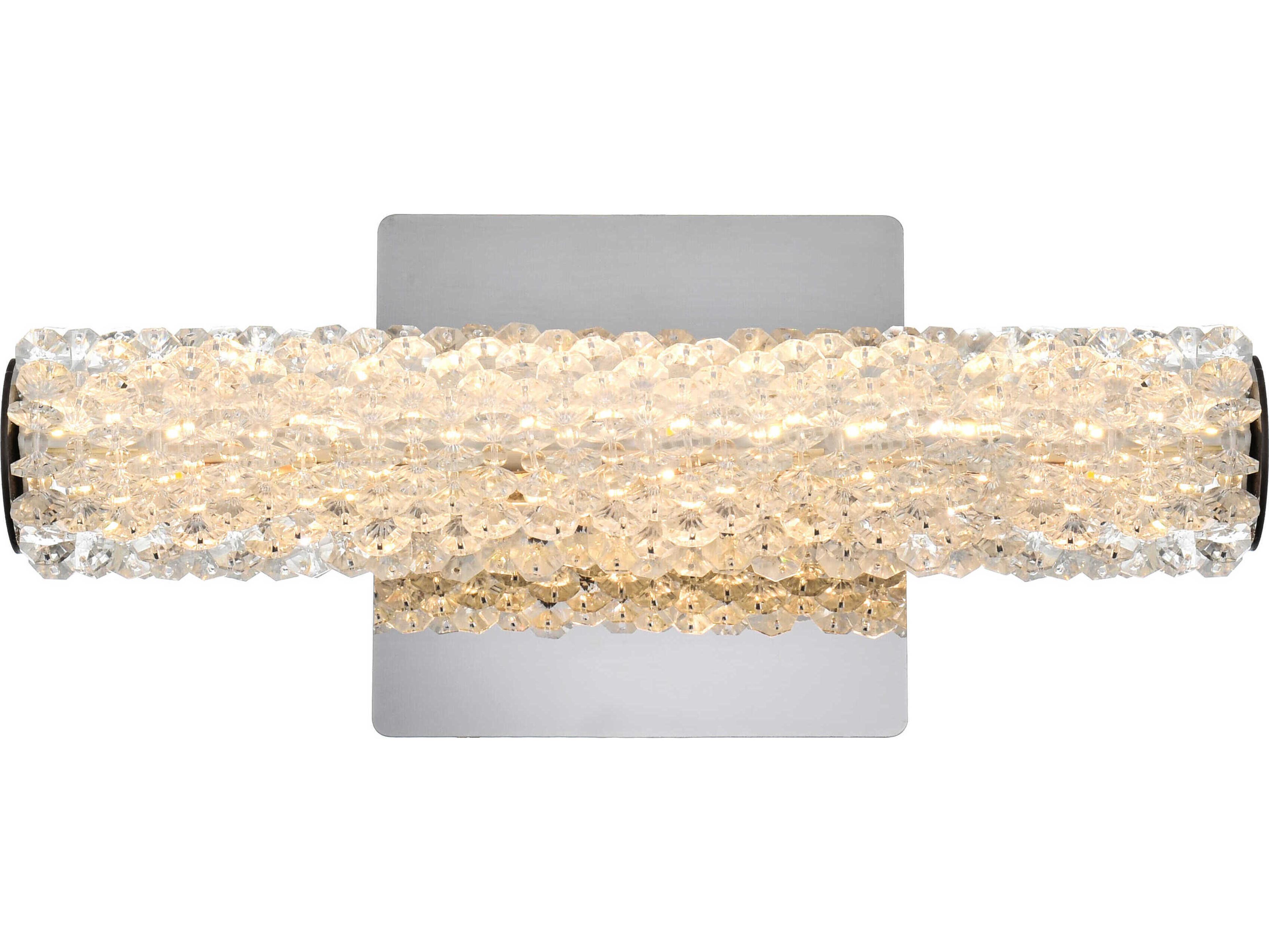 Elegant Lighting Bowen 1-Light Chrome Wall Sconce