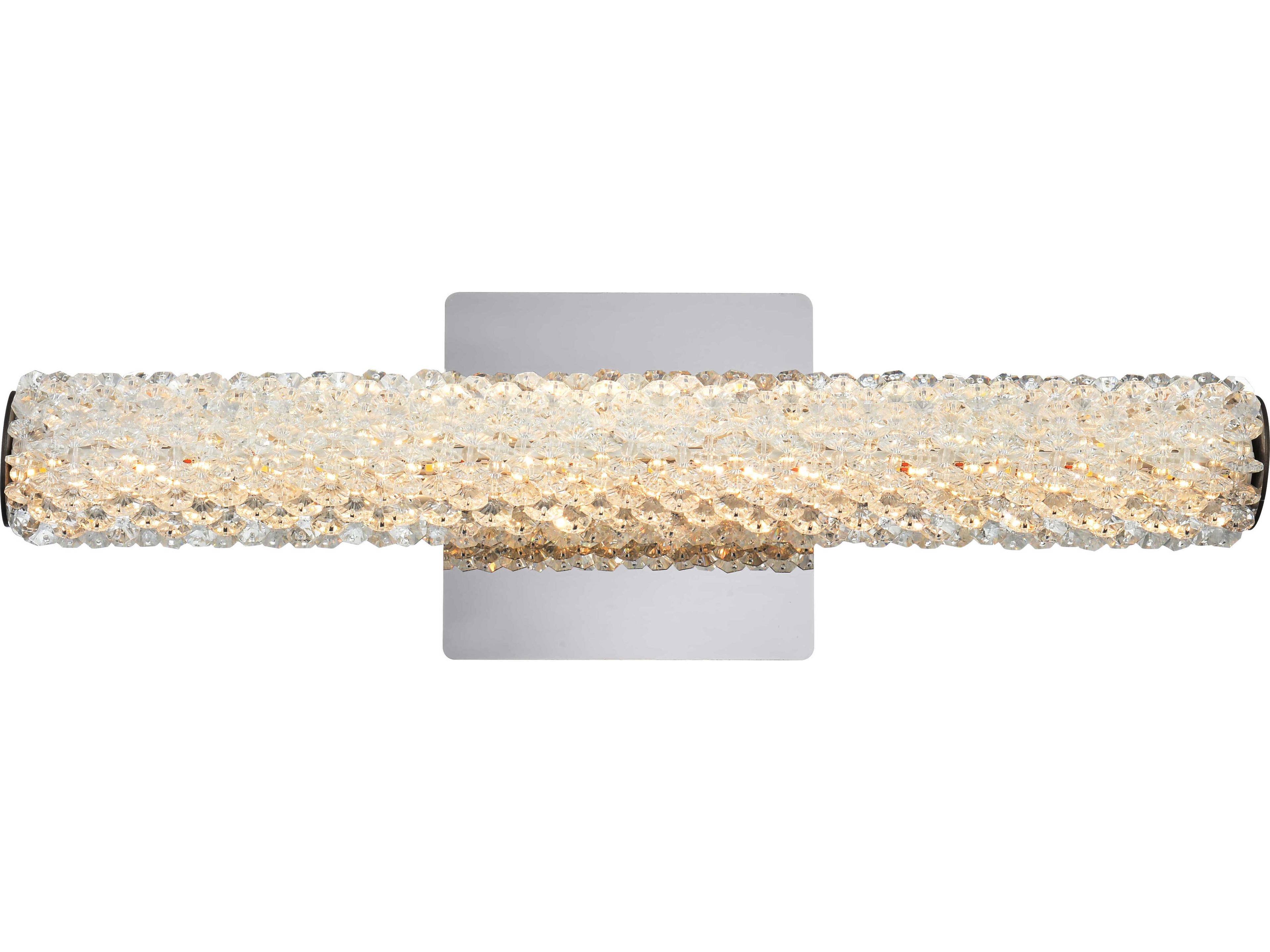 Elegant Lighting Bowen 1-Light Chrome Wall Sconce