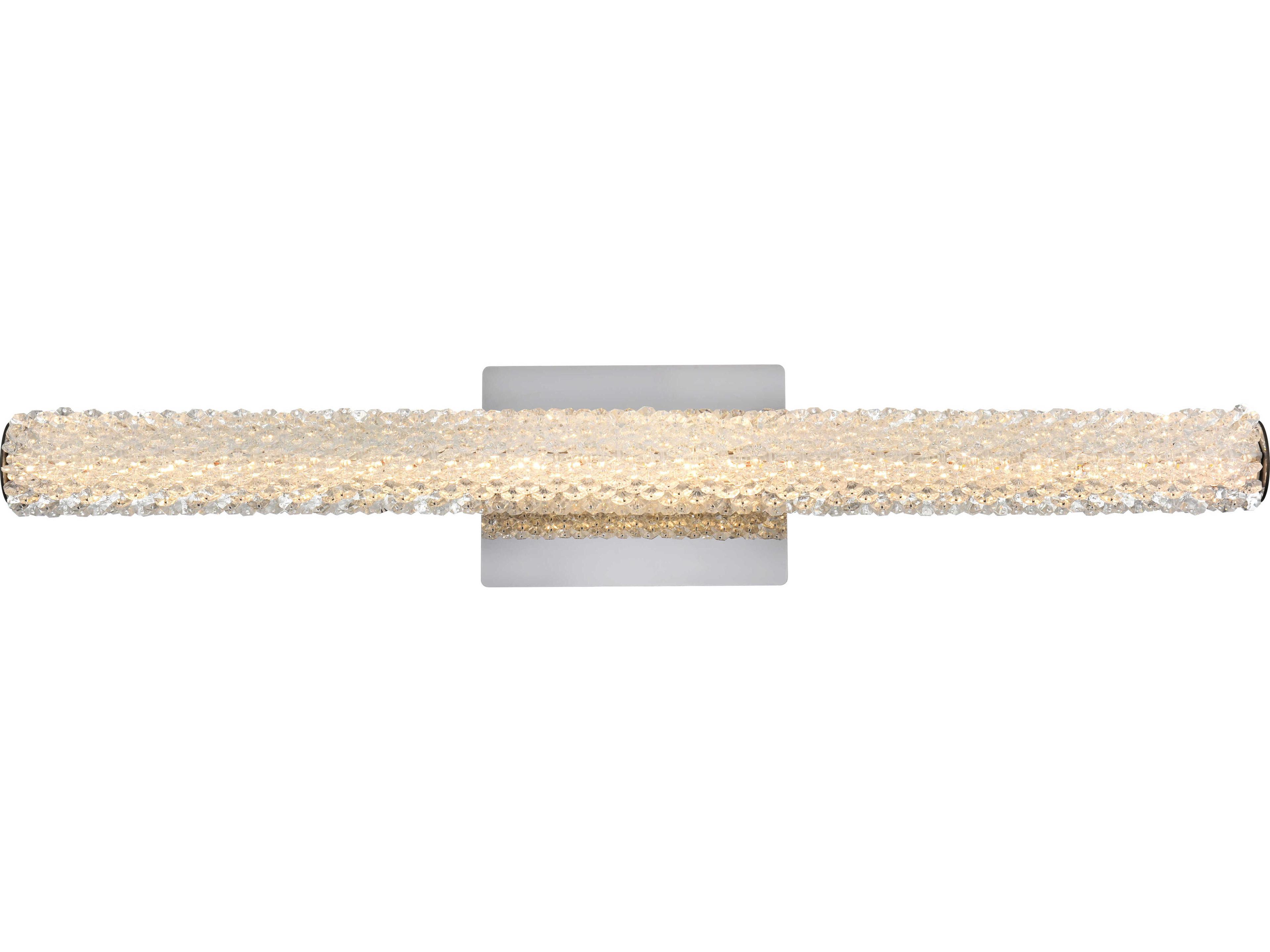 Elegant Lighting Bowen 1-Light Chrome Wall Sconce