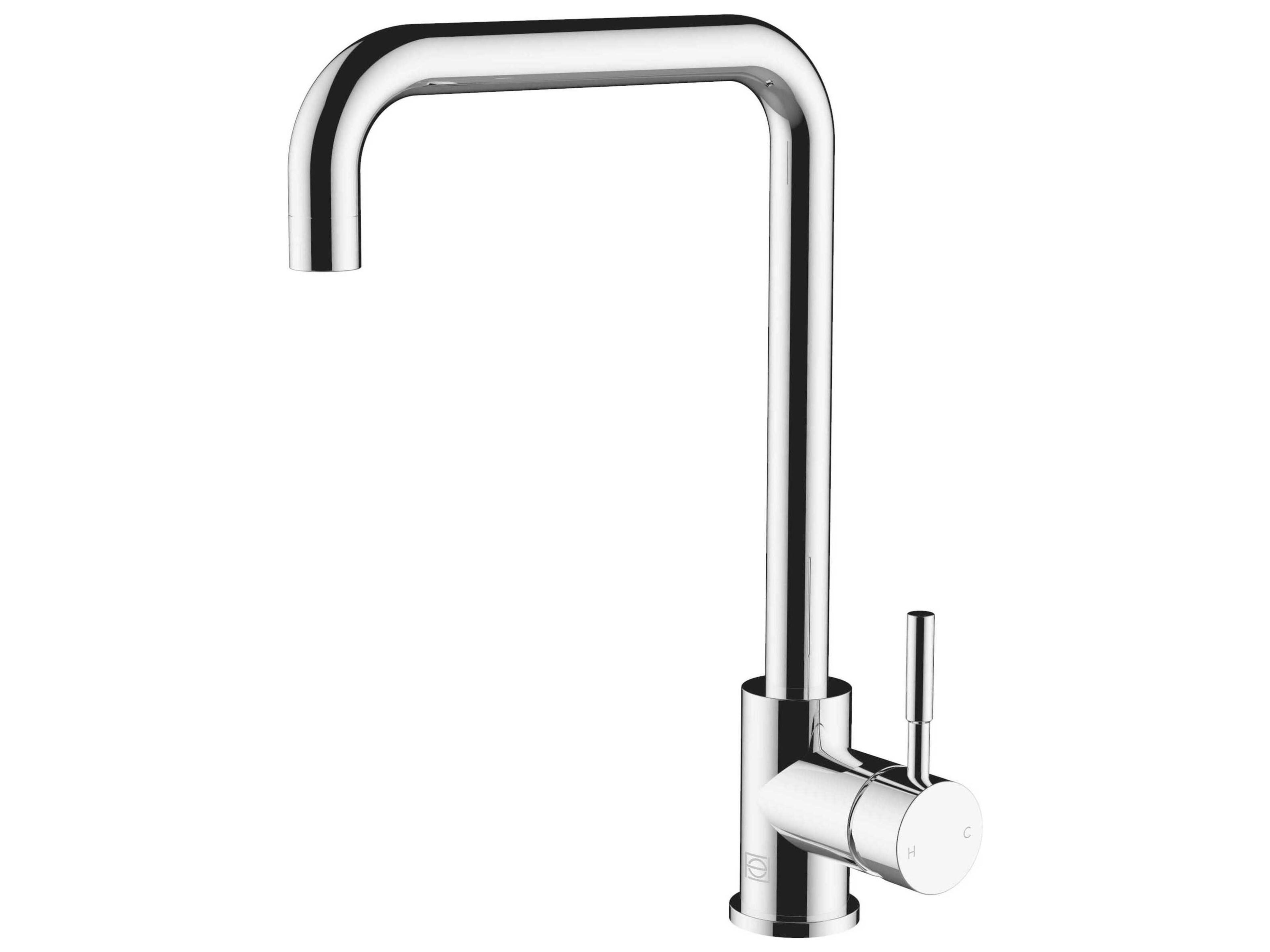 Elegant Lighting Levi Chrome Pull Down Sprayer Kitchen Faucet