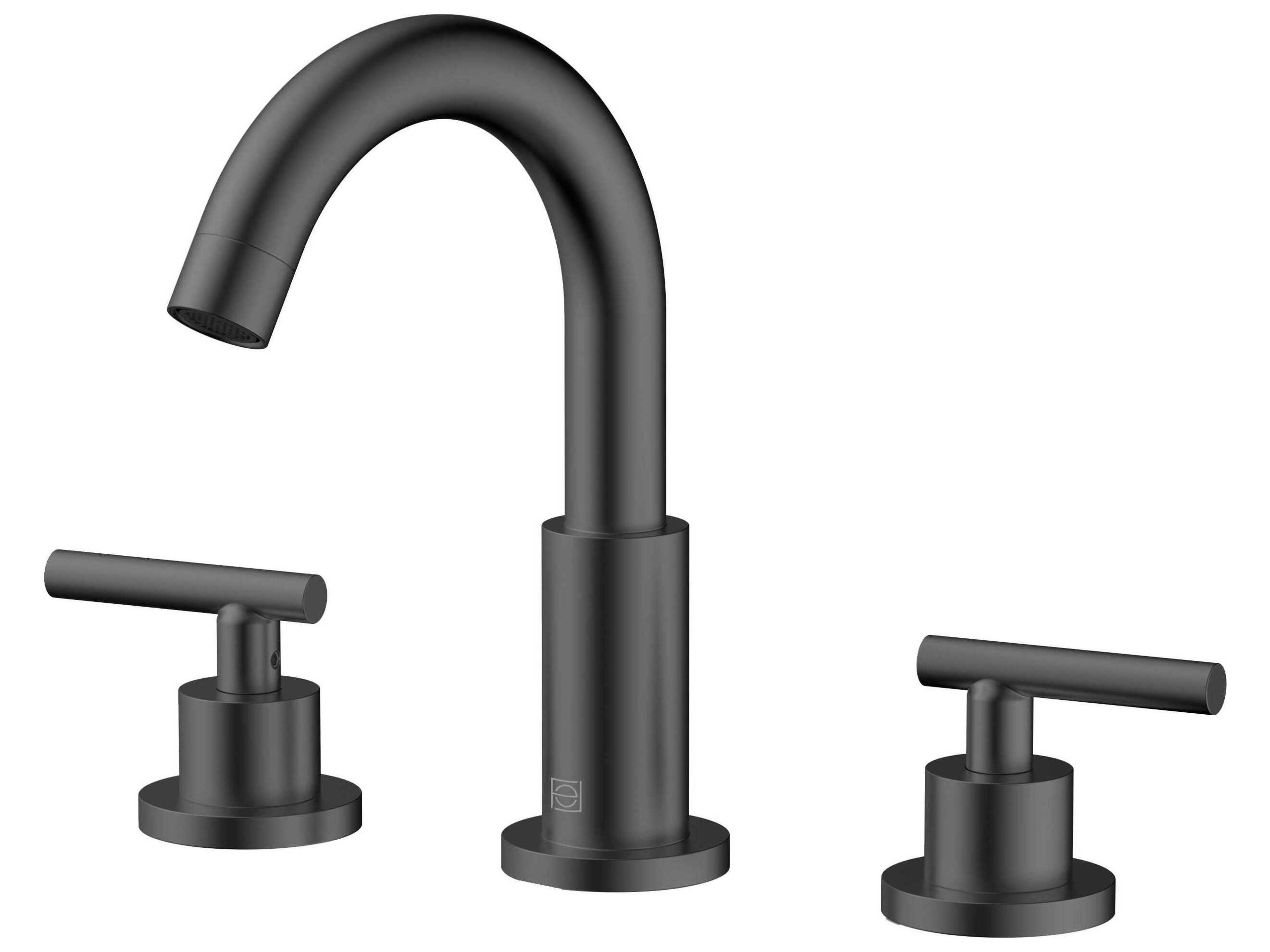 Elegant Lighting Leah Matte Black Bathroom Faucet