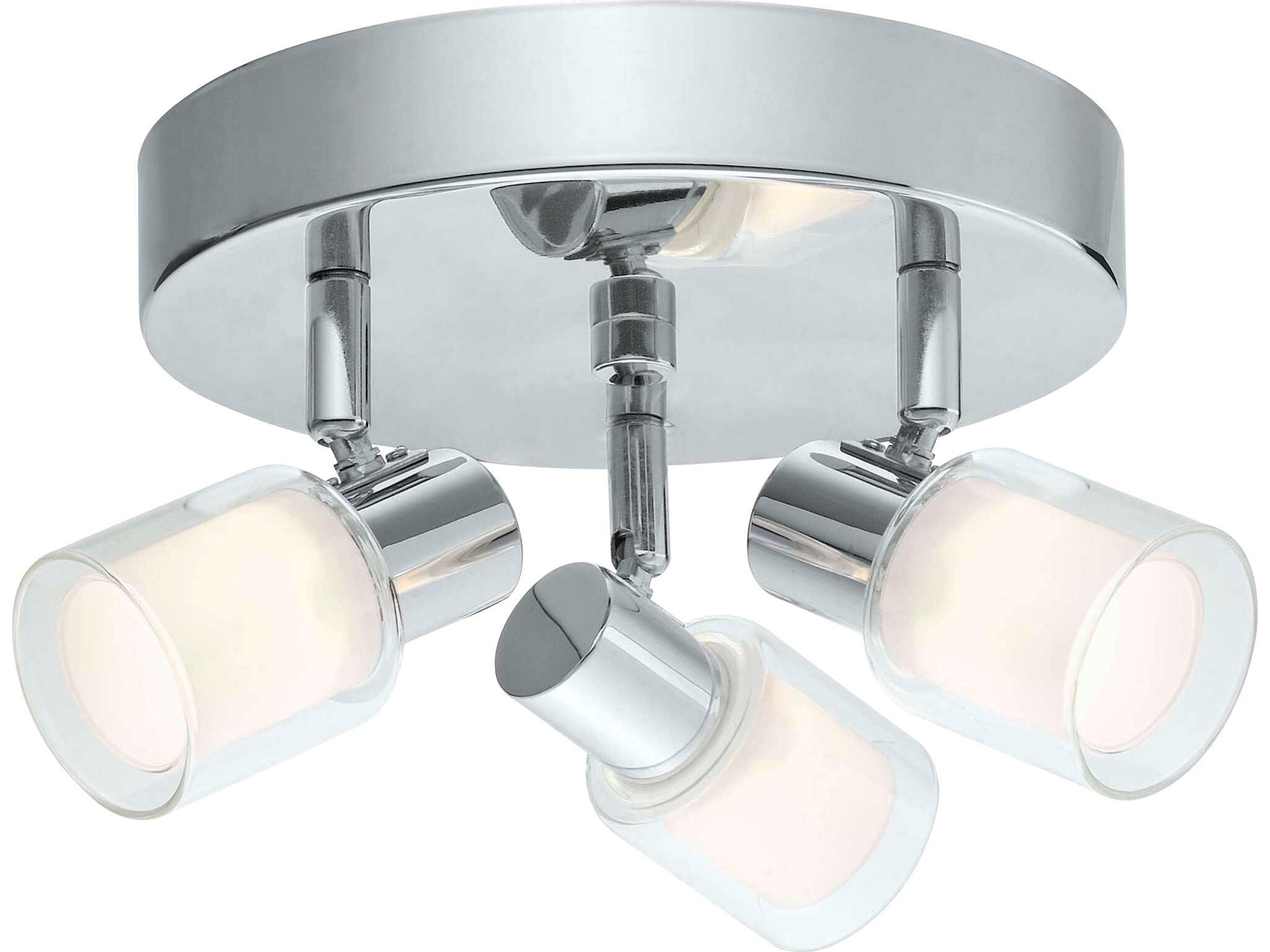 Eglo Salti 3-Light Chrome Semi Flush Mount