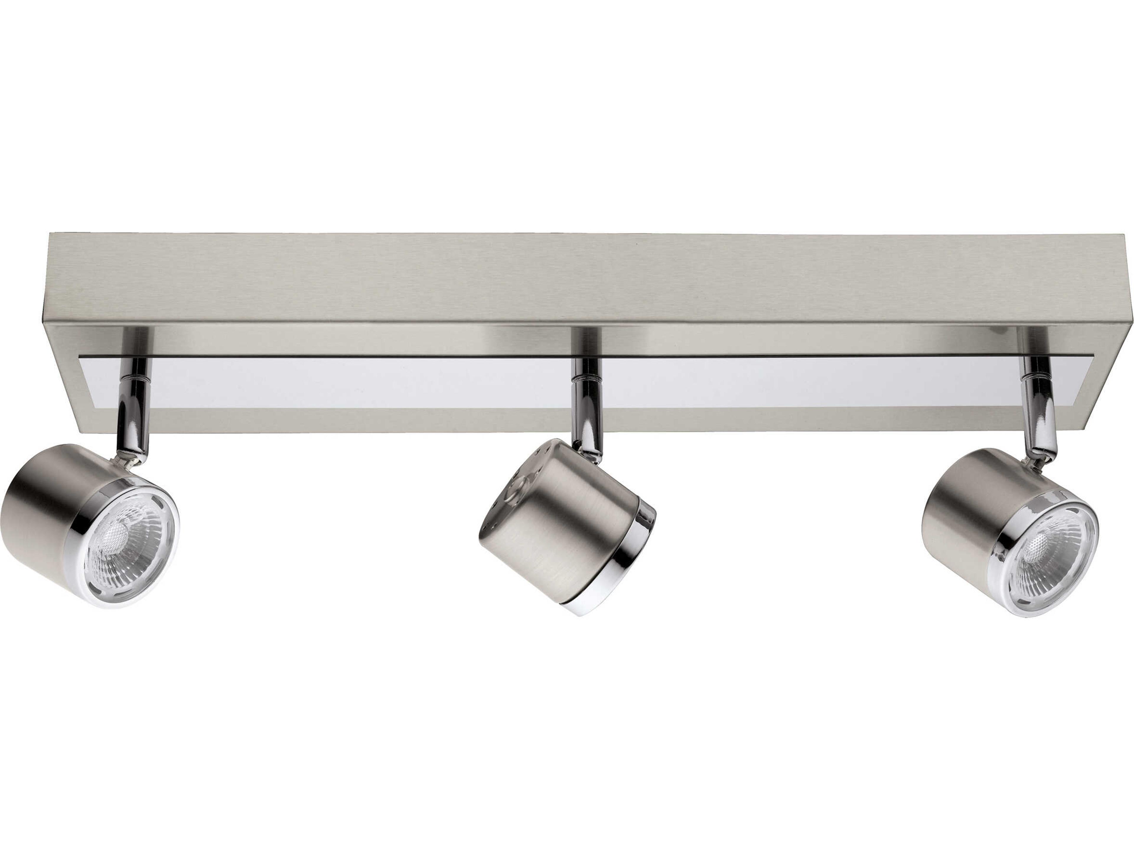 Eglo Pierino 3-Light Matte Nickel Chrome Track & Rail Light