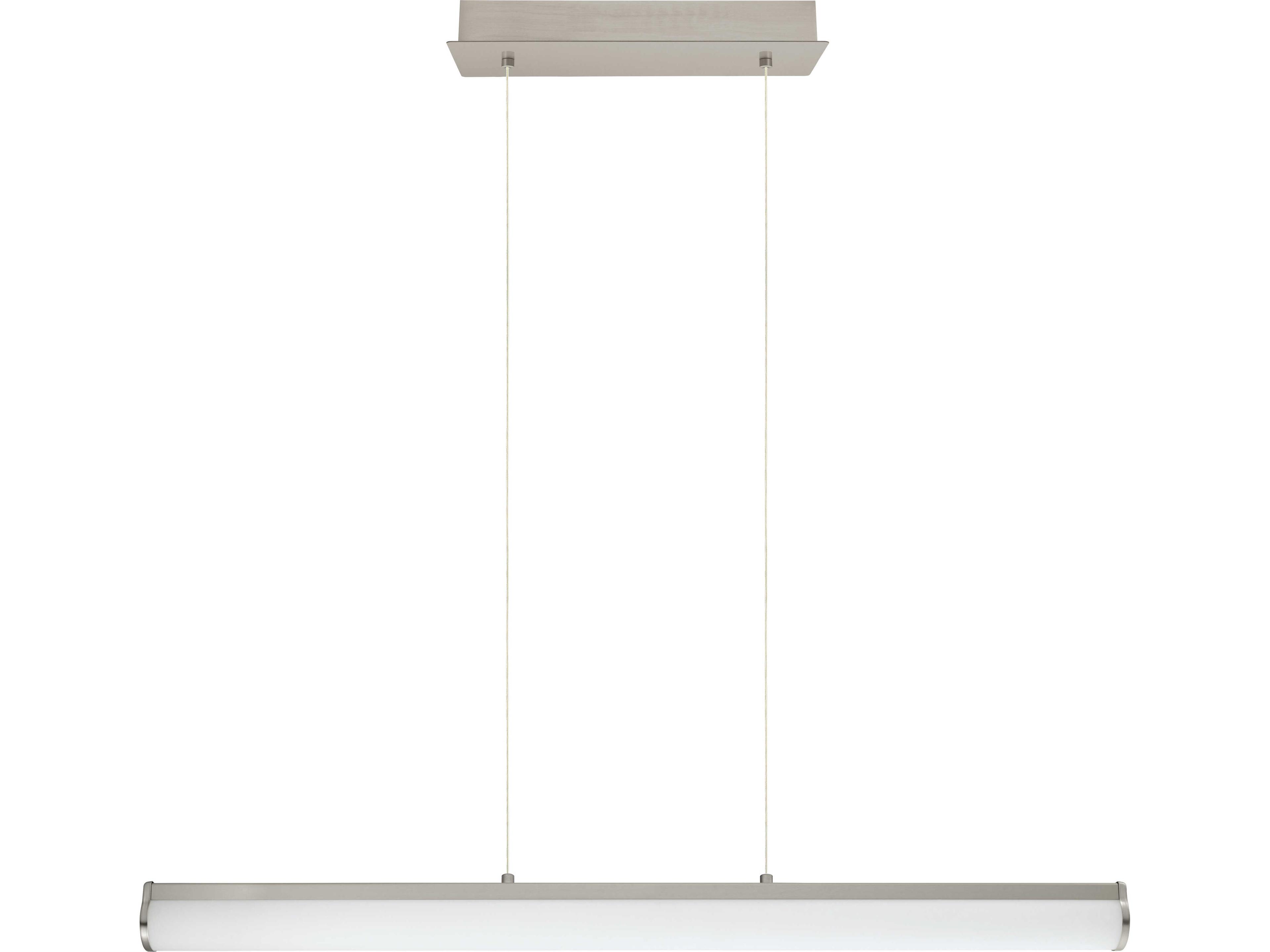 Eglo Calnova 1-Light Matte Nickel Linear Island Pendant