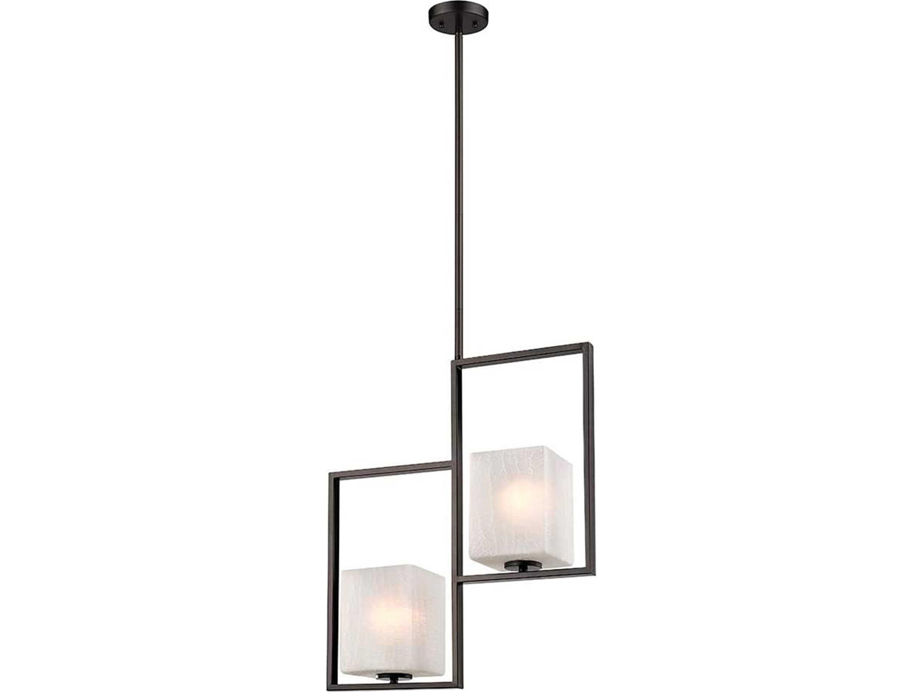 Eglo Wilmington 2-Light Oil Rubbed Bronze Pendant