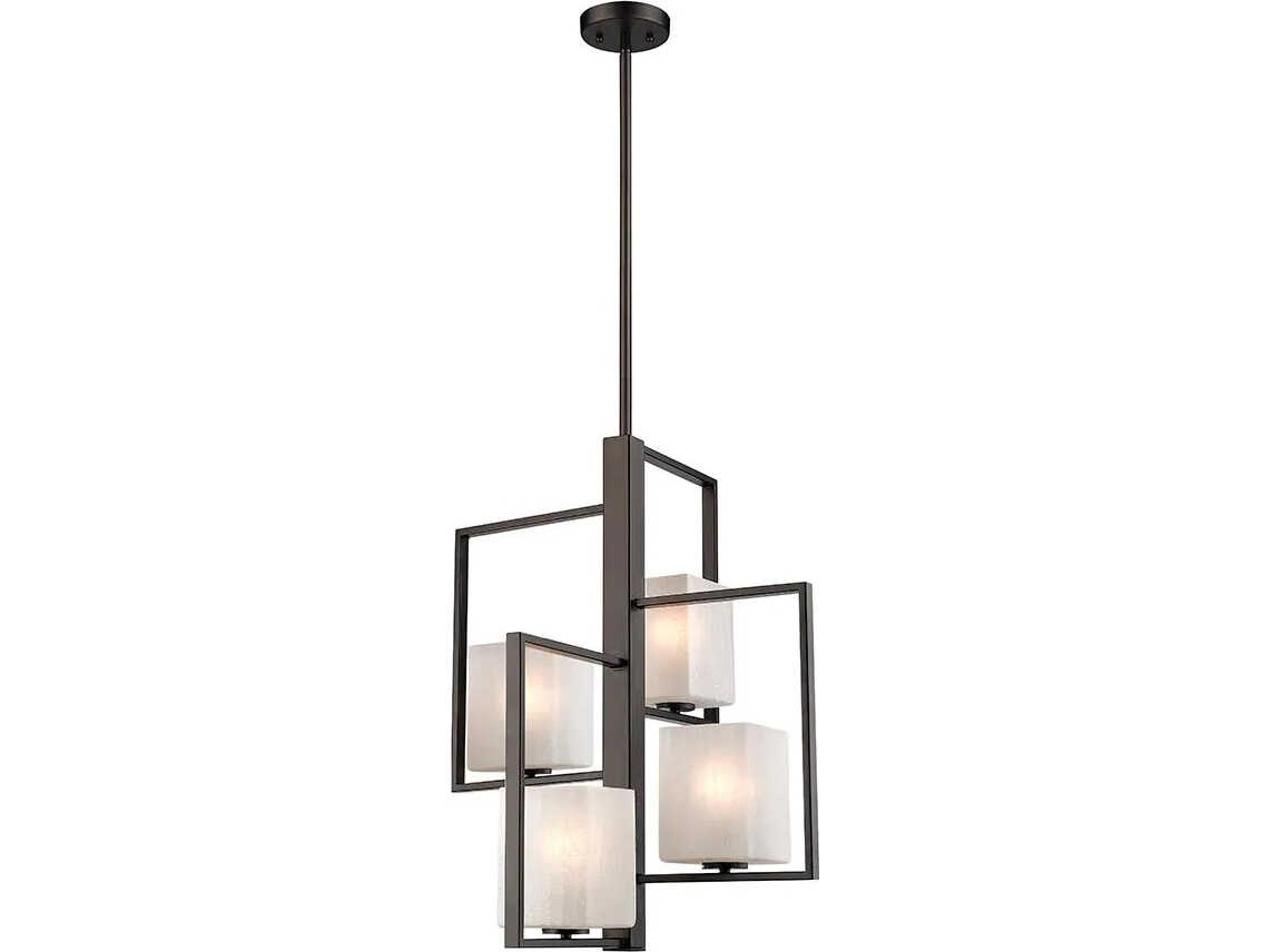 Eglo Wilmington 4-Light Oil Rubbed Bronze Pendant