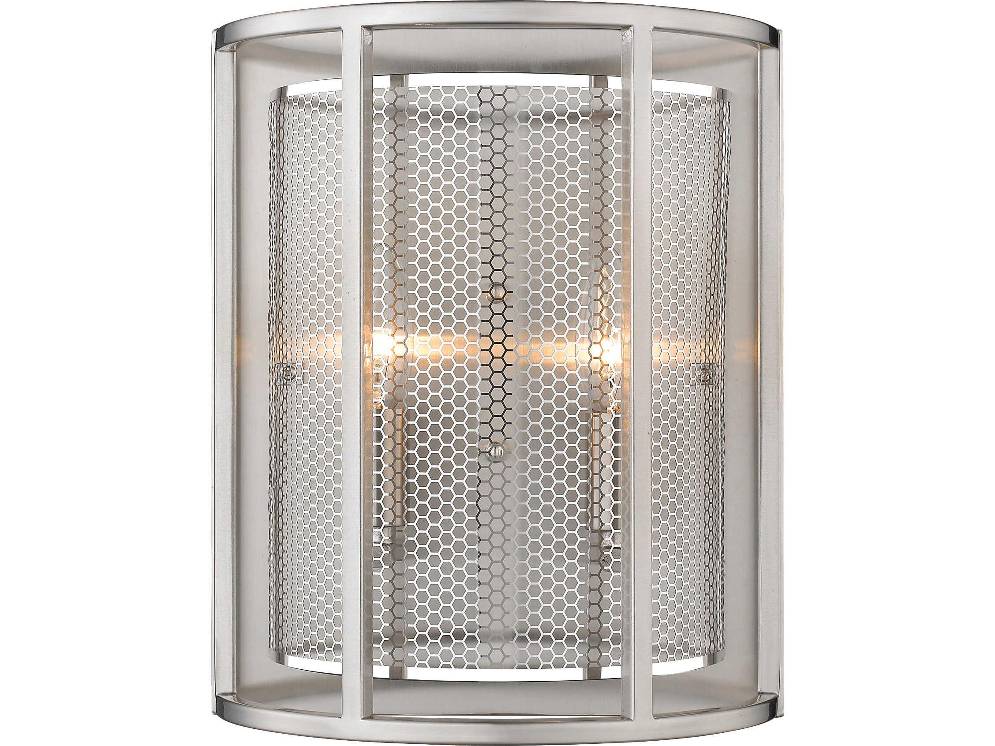 Eglo De Velde 2-Light Matte Nickel Wall Sconce