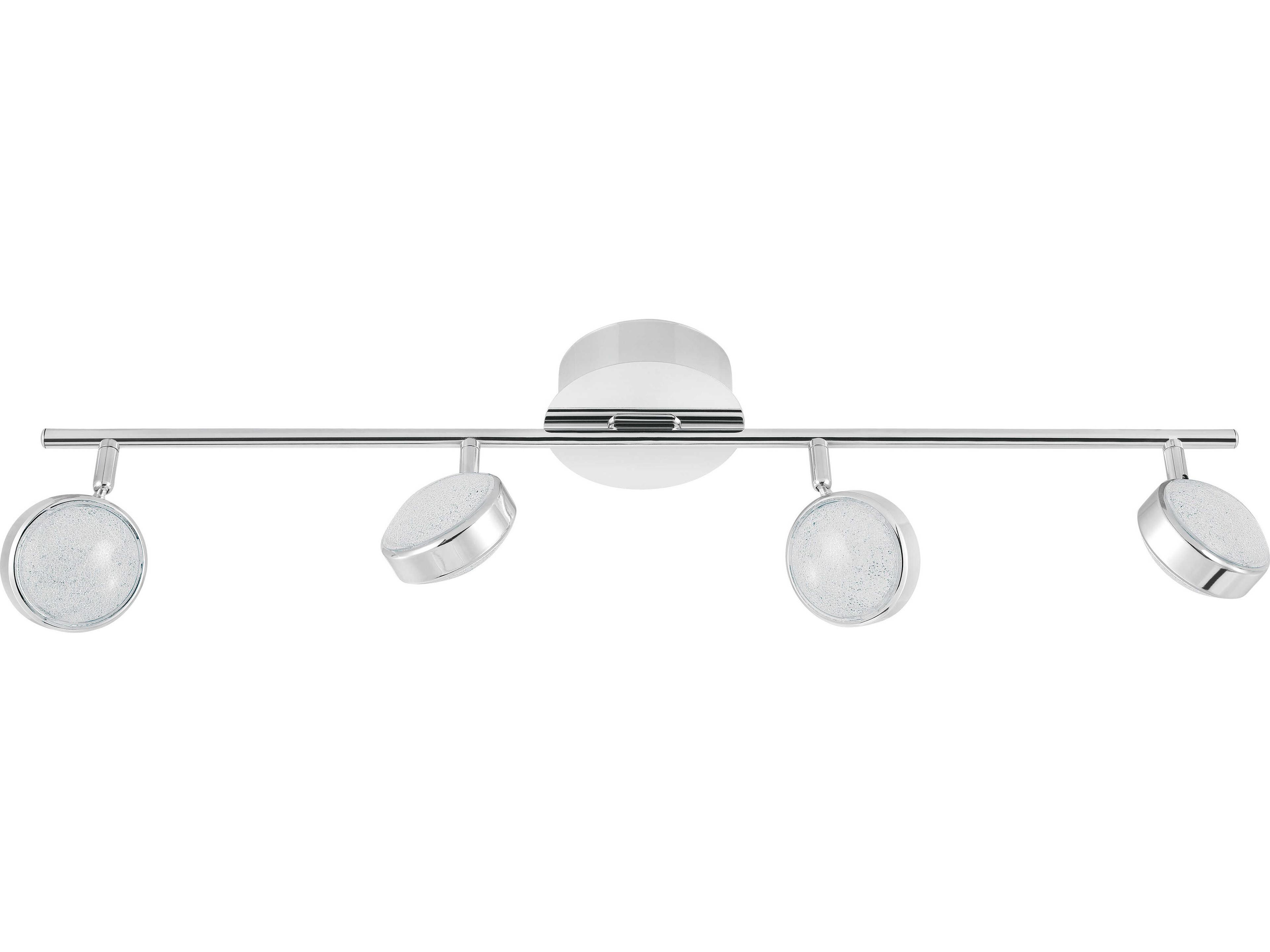 Eglo Acolla 4-Light Chrome Linear Track & Rail Light