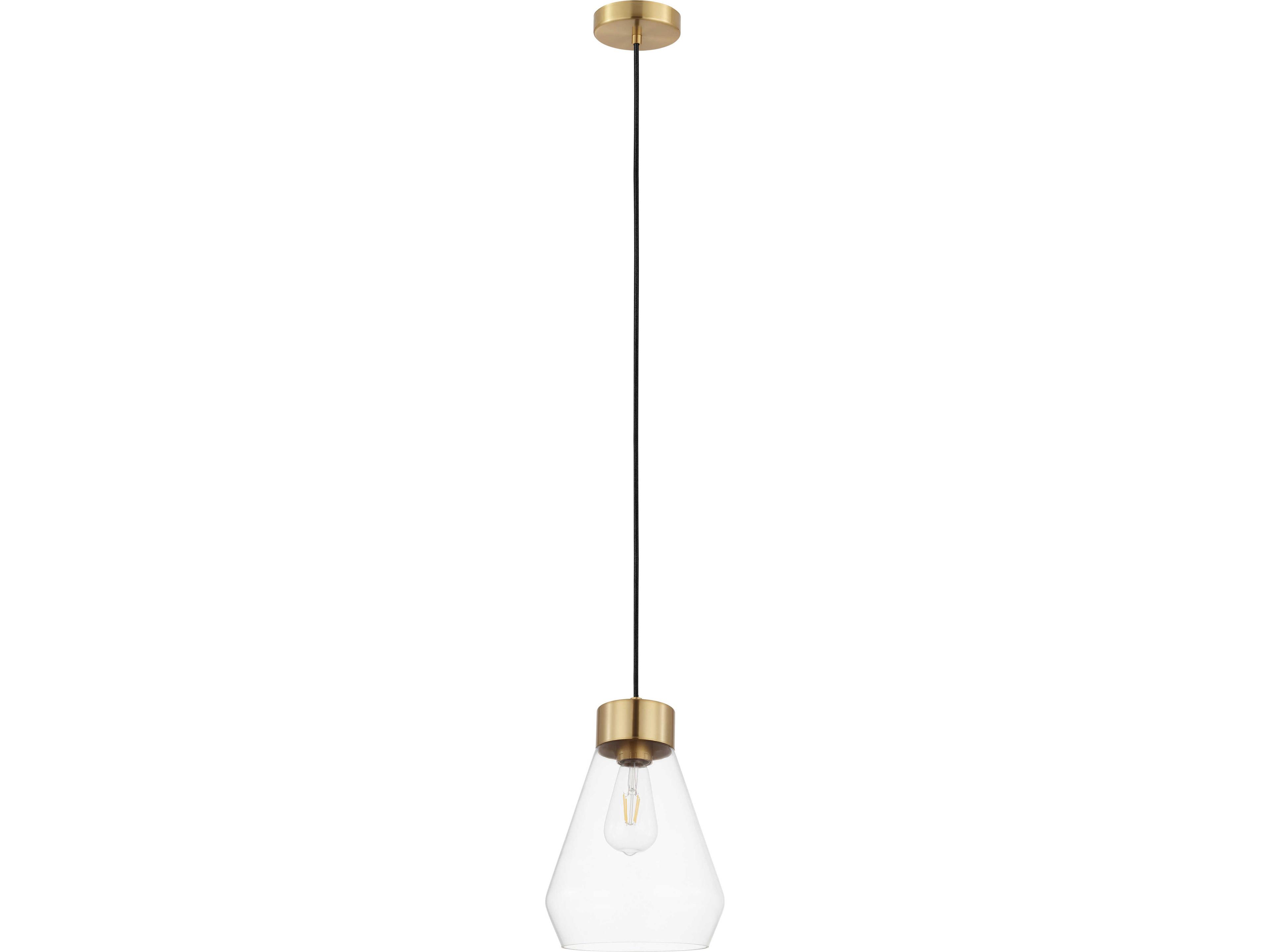 Eglo Montey 1-Light Brushed Gold Mini Pendant