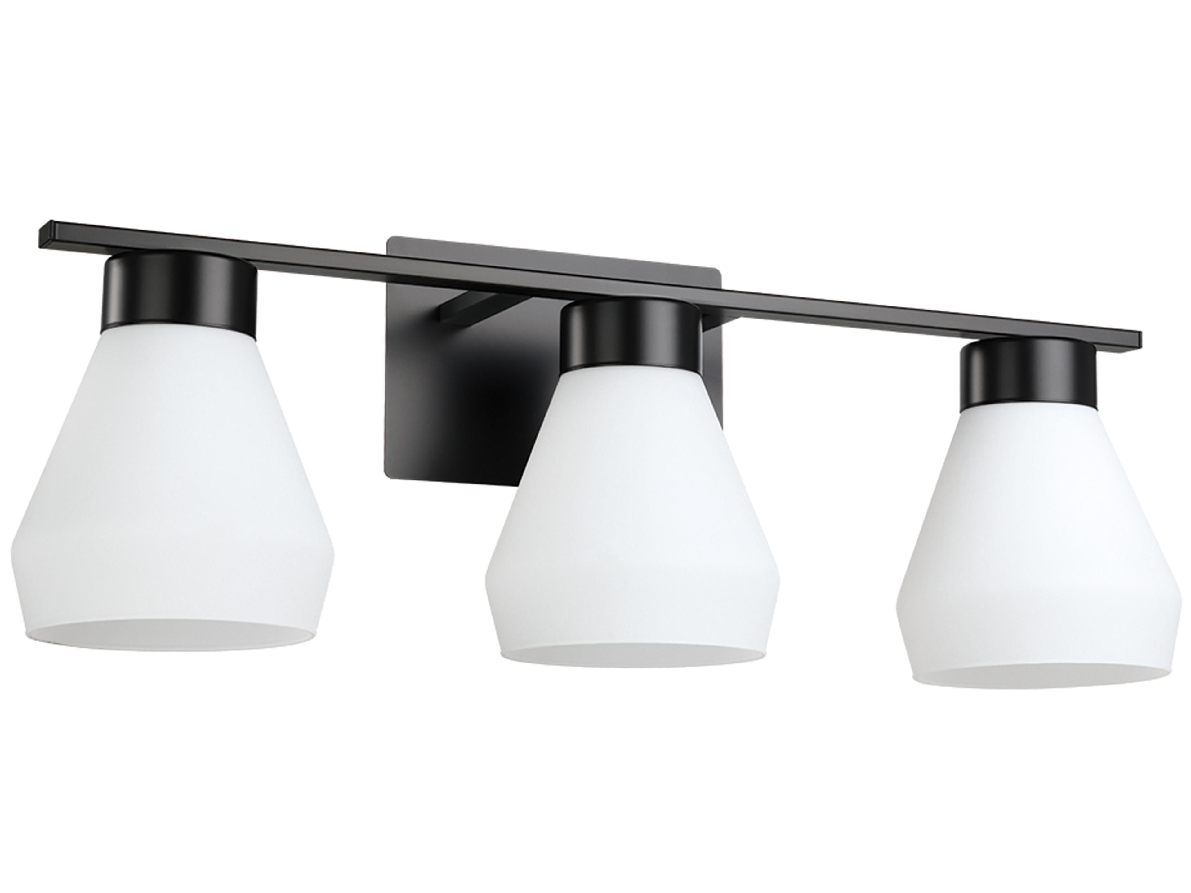 Eglo Copeland 3-Light Matte Black Vanity Light