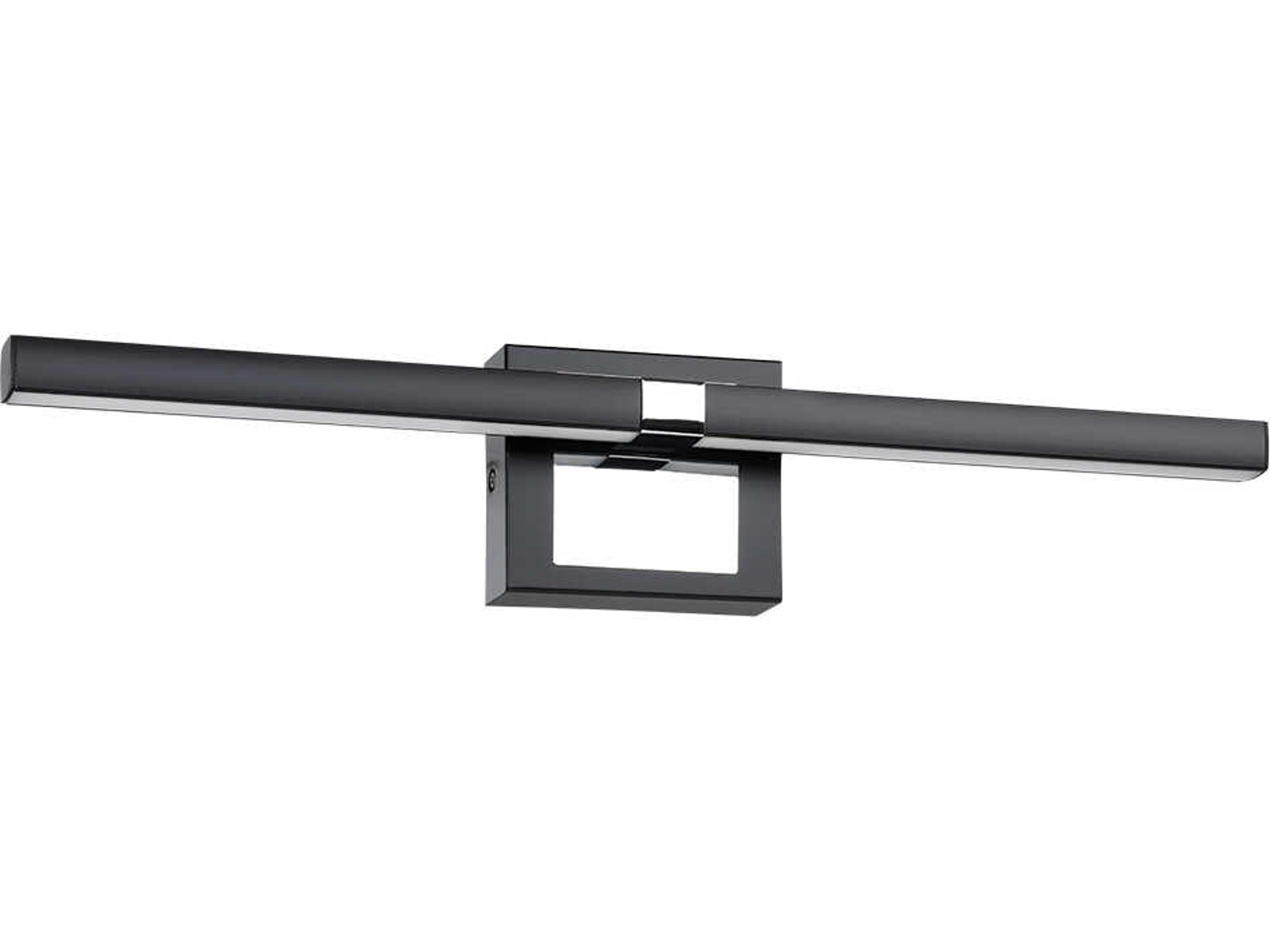 Eglo Pierro Matte Black Chrome Vanity Light