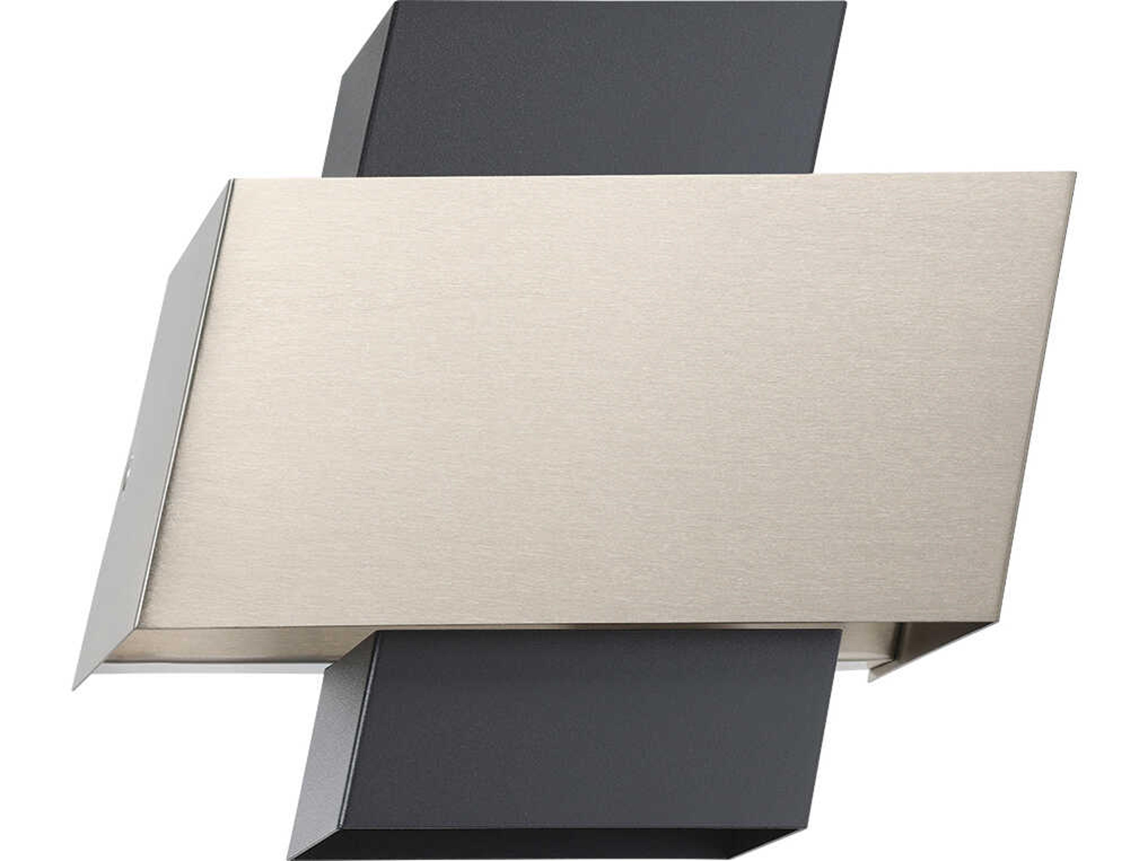 Eglo Timparossa 1-Light Black Brushed Nickel Wall Sconce