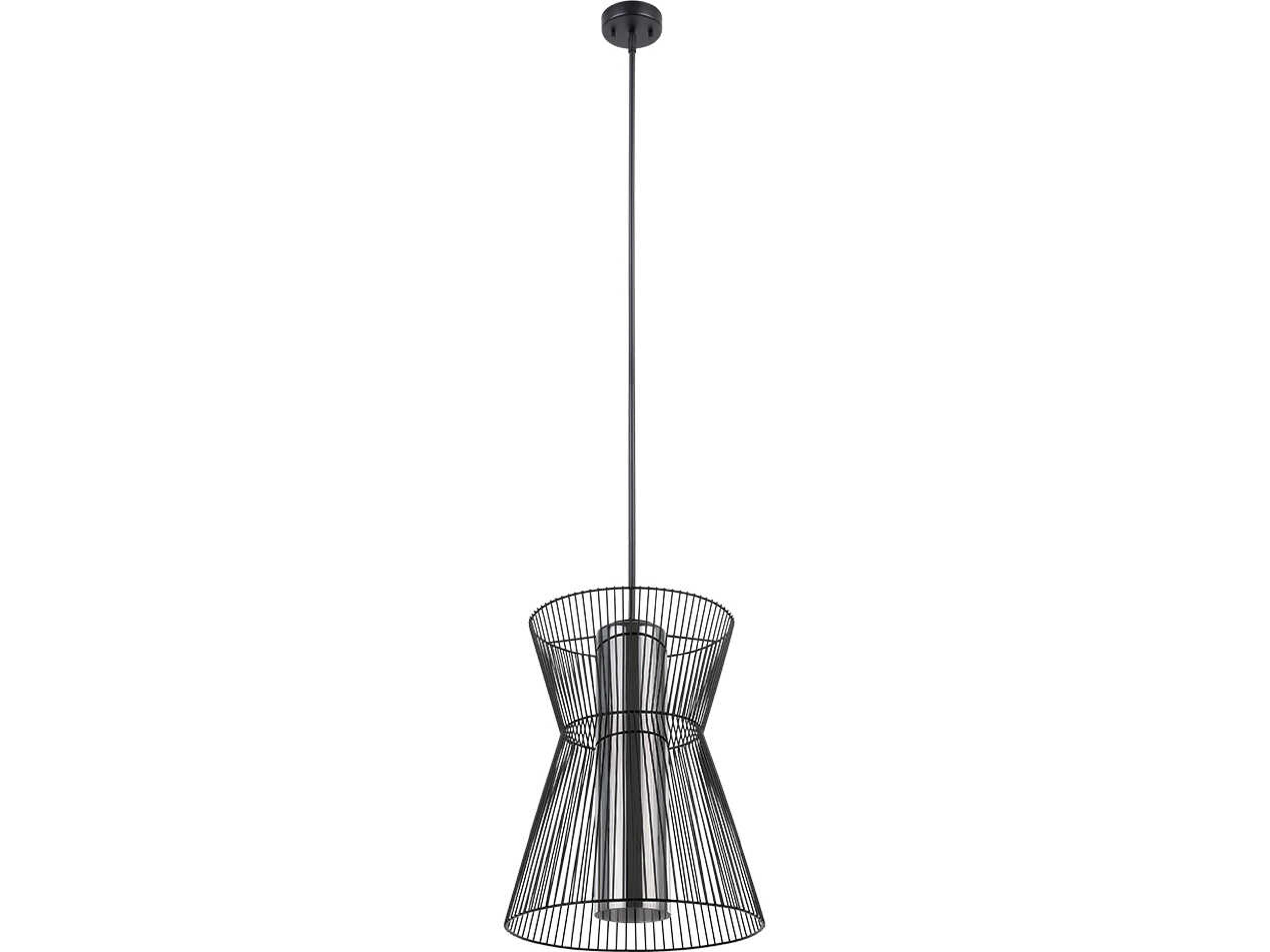 Eglo Maseta 1-Light Black Pendant