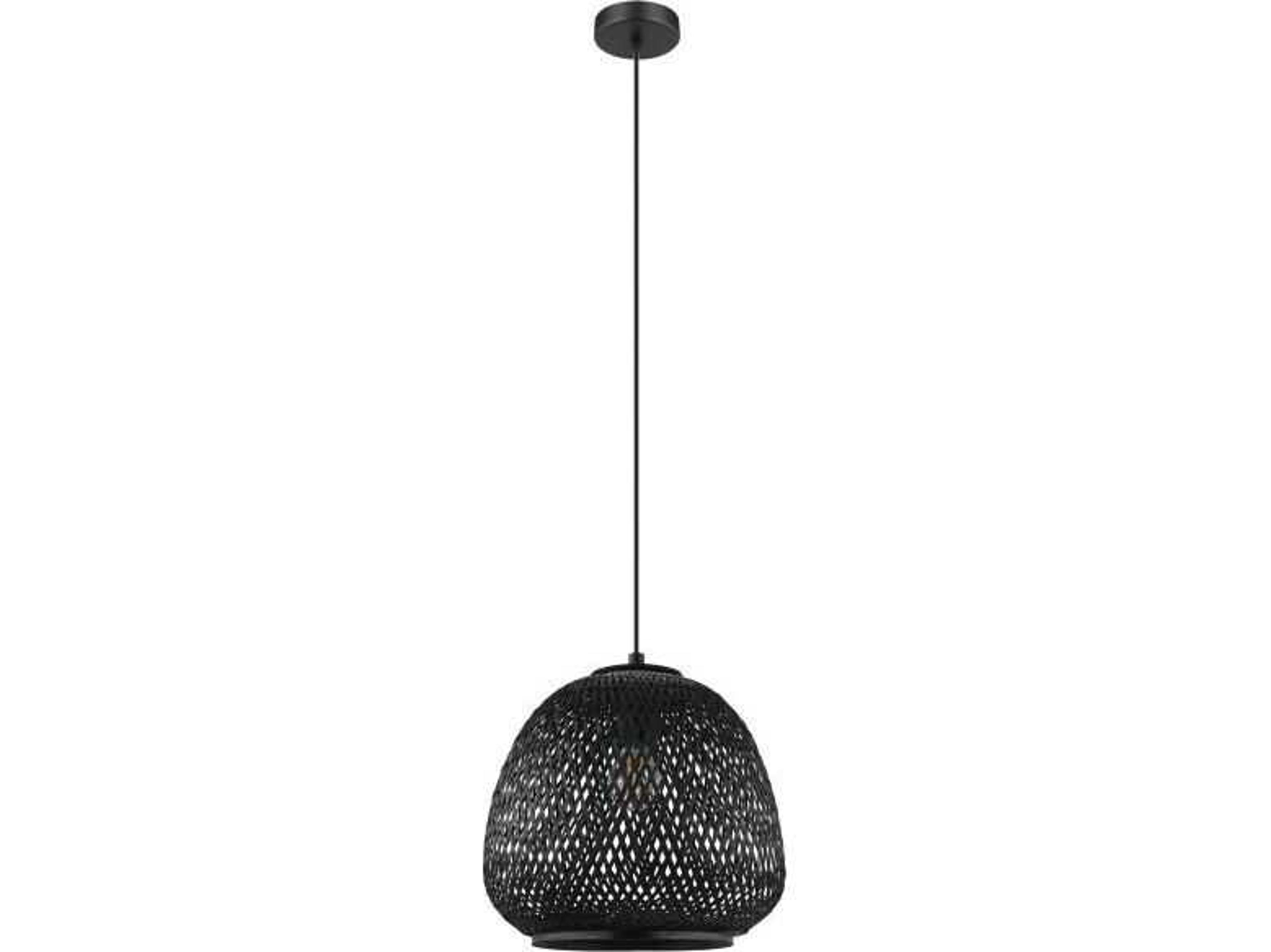 Eglo Dembleby 3-Light Black Pendant