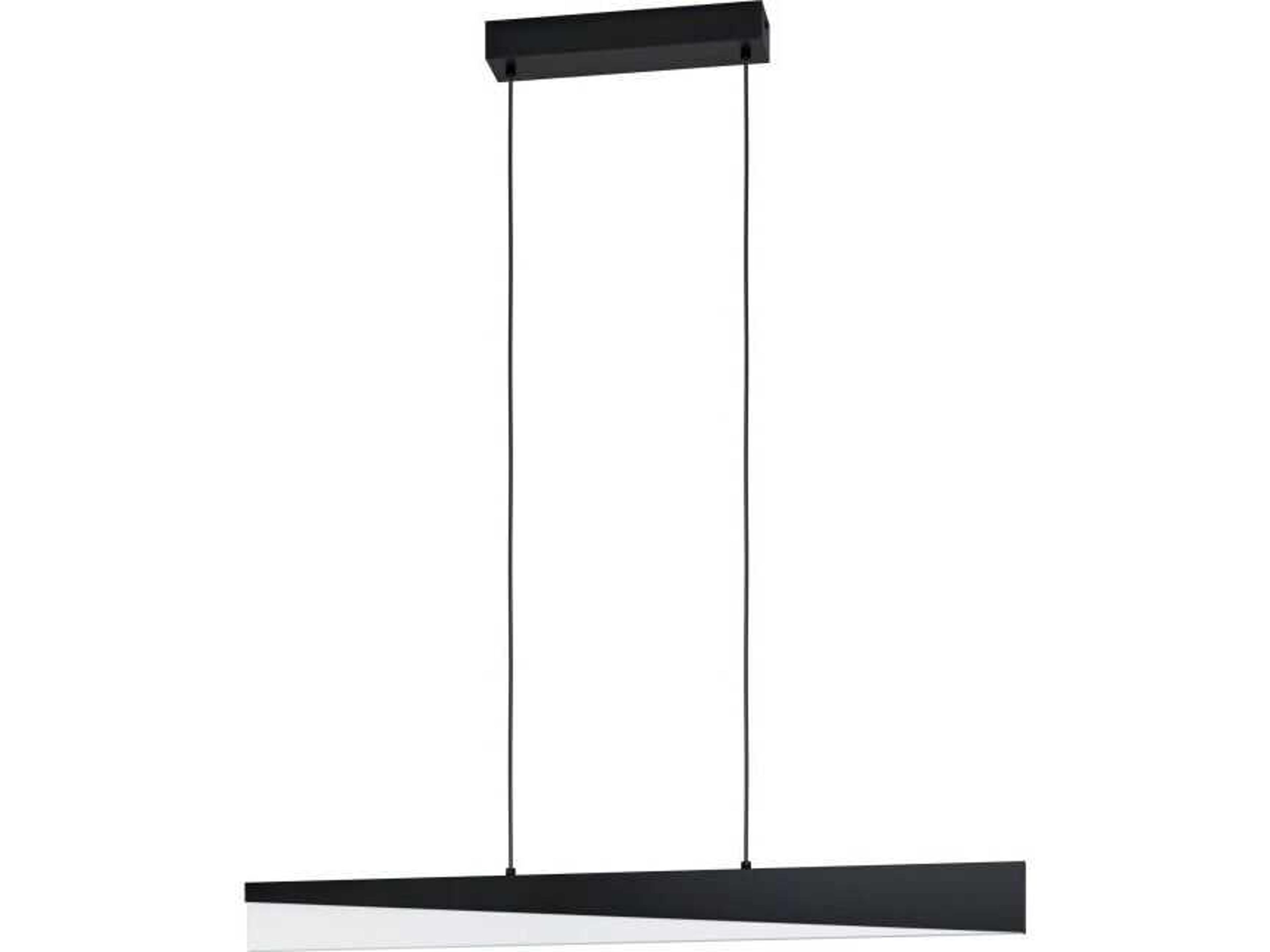 Eglo Isidro Black Linear Island Pendant