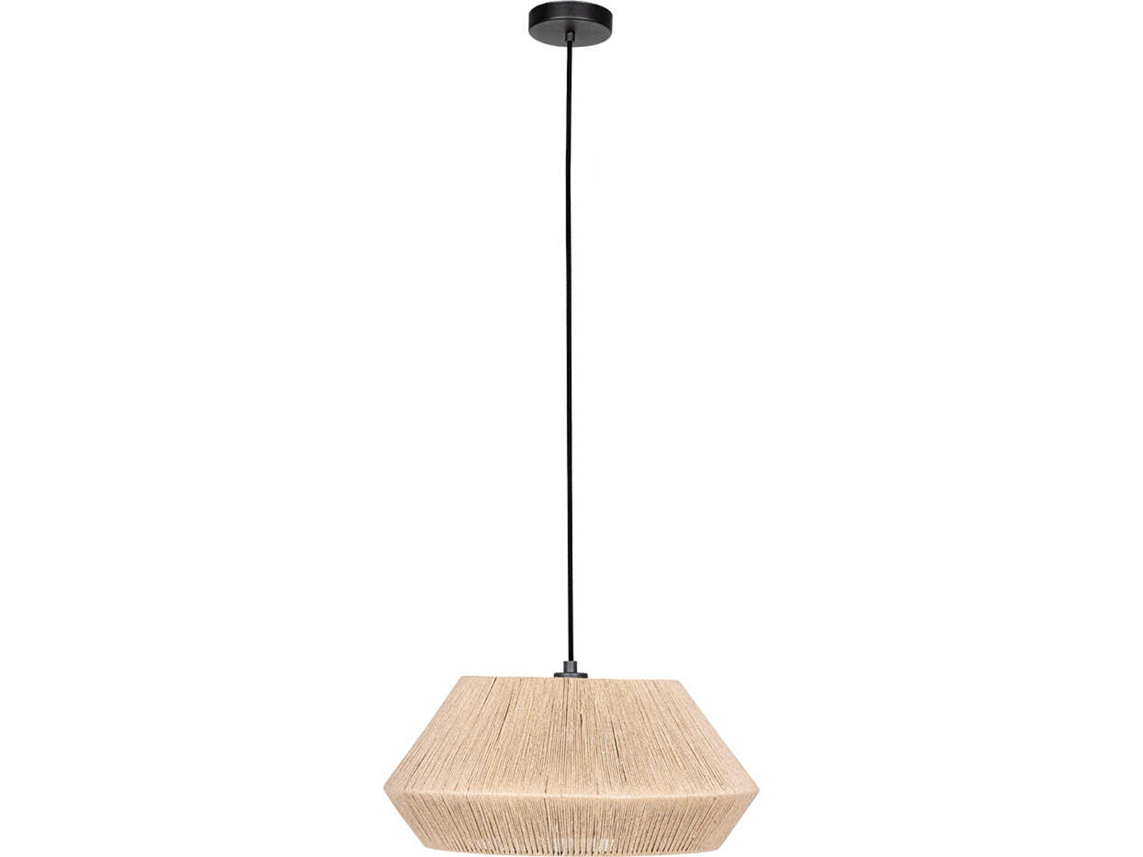 Eglo Alderney 1-Light Black Brown Pendant