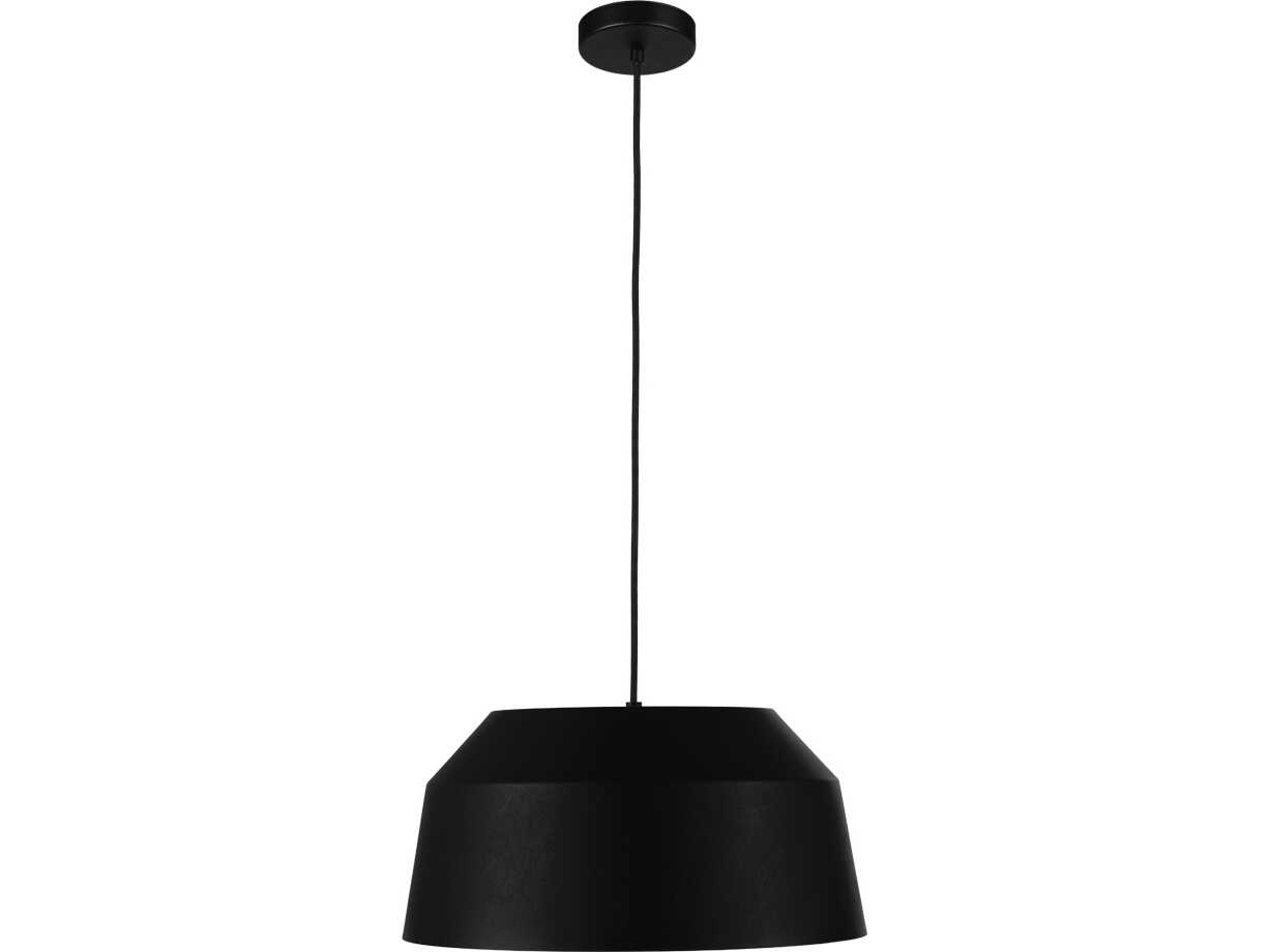 Eglo Contrisa 1-Light Black Pendant