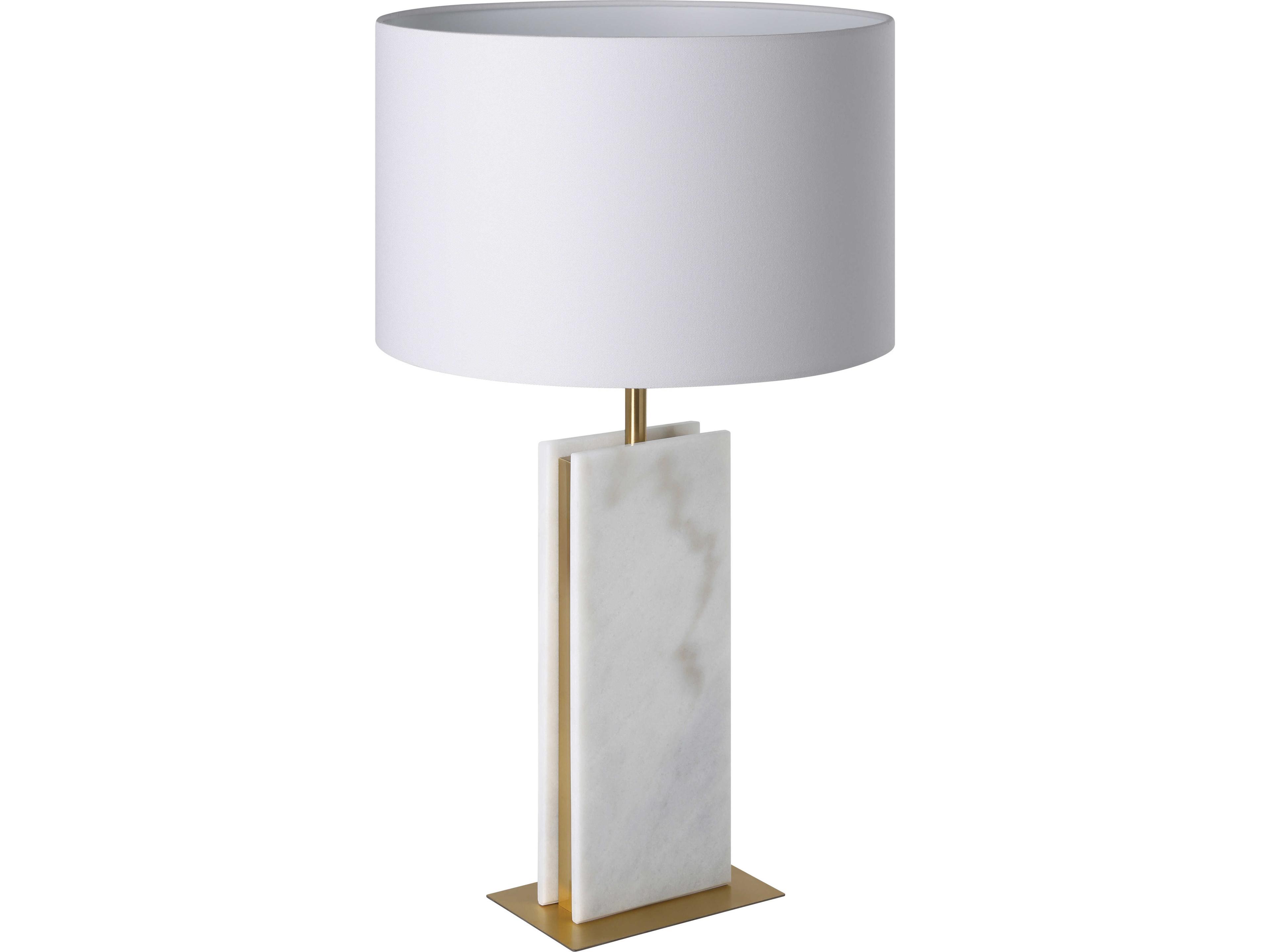 Eglo Belesar Marble White Fabric Buffet Lamp