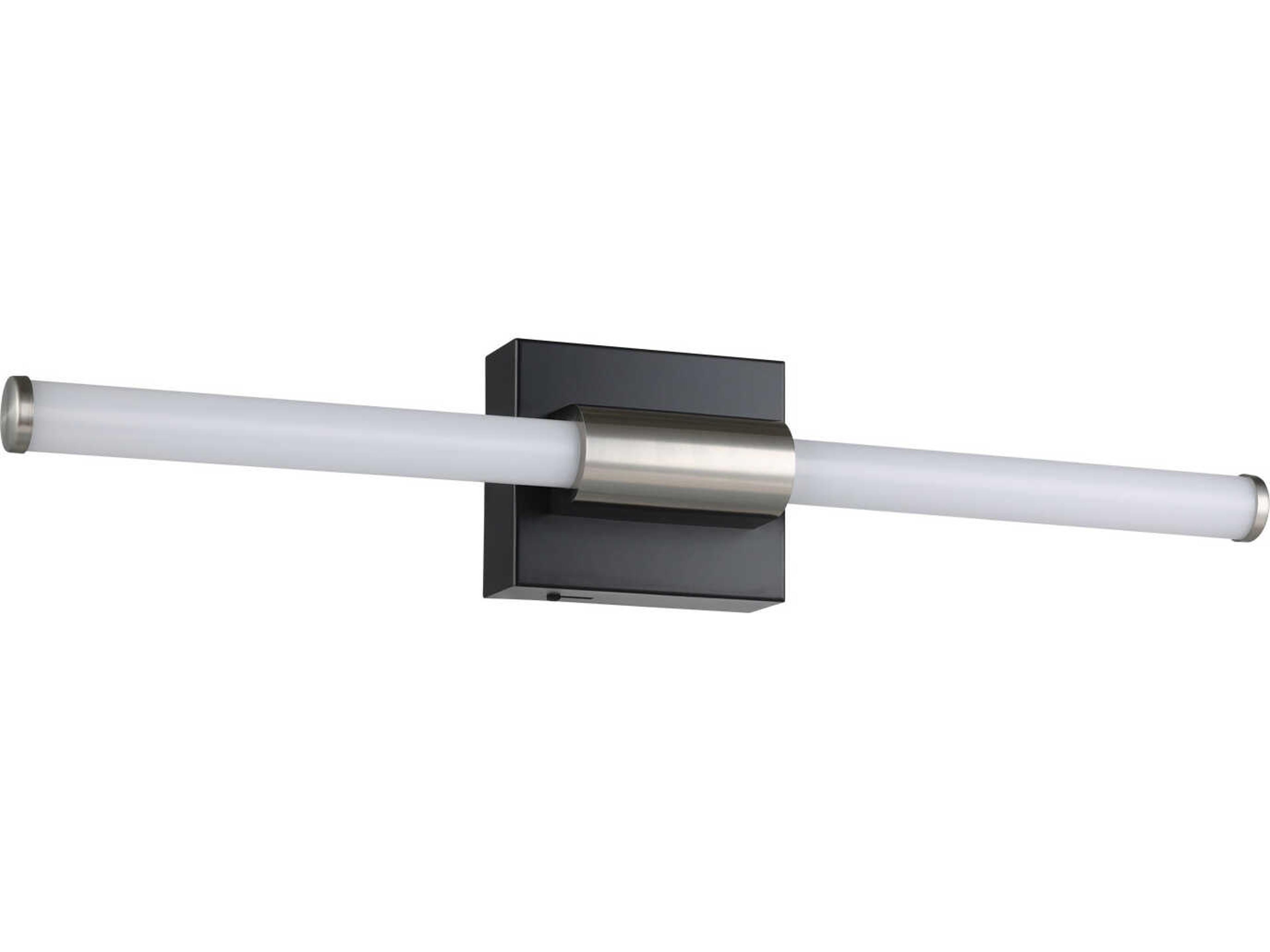 Eglo Danika 1-Light Matte Black Gold Vanity Light