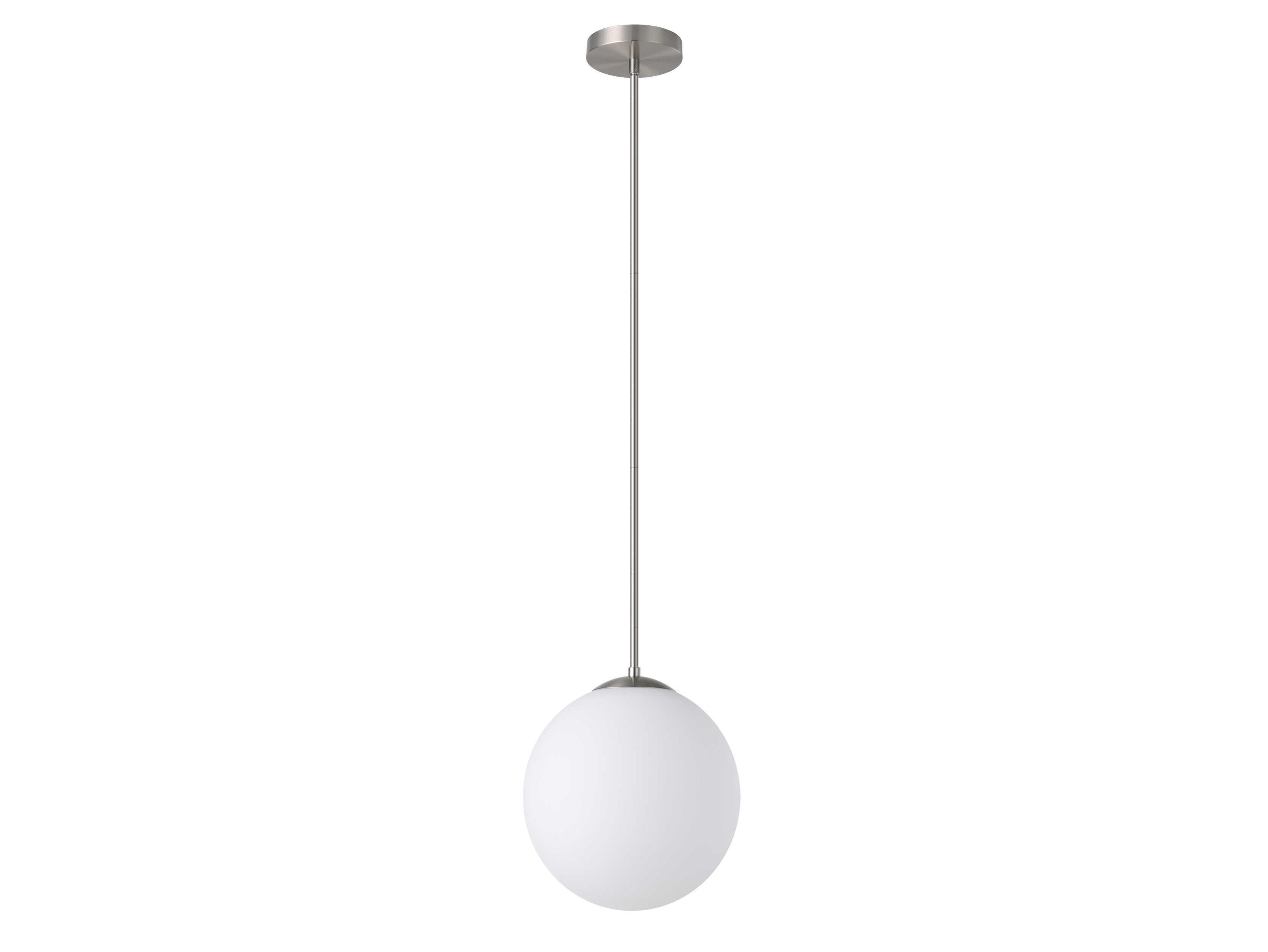 Rondo 1-Light Matte Nickel Globe Mini Pendant