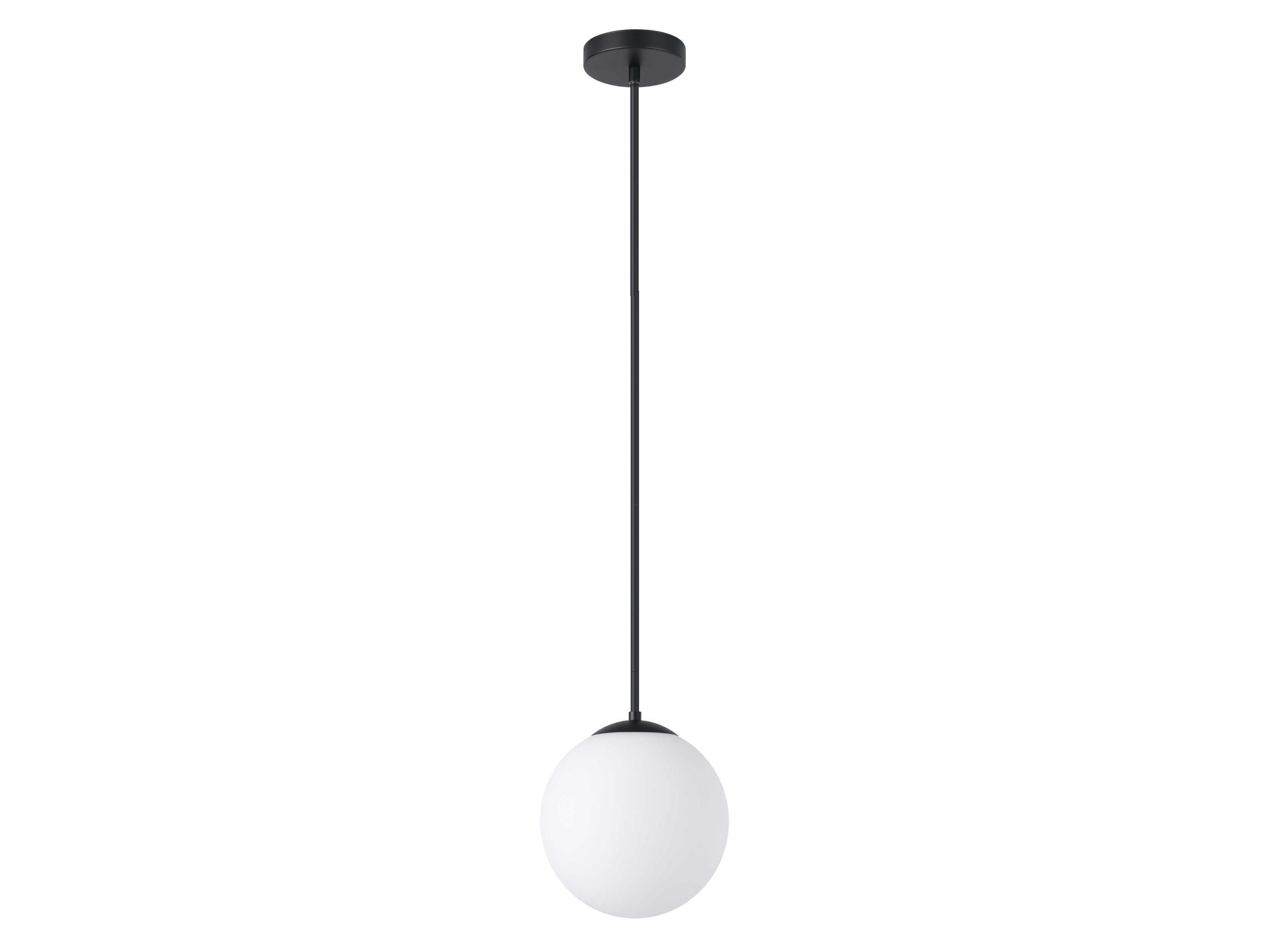 Rondo 1-Light Black Globe Mini Pendant