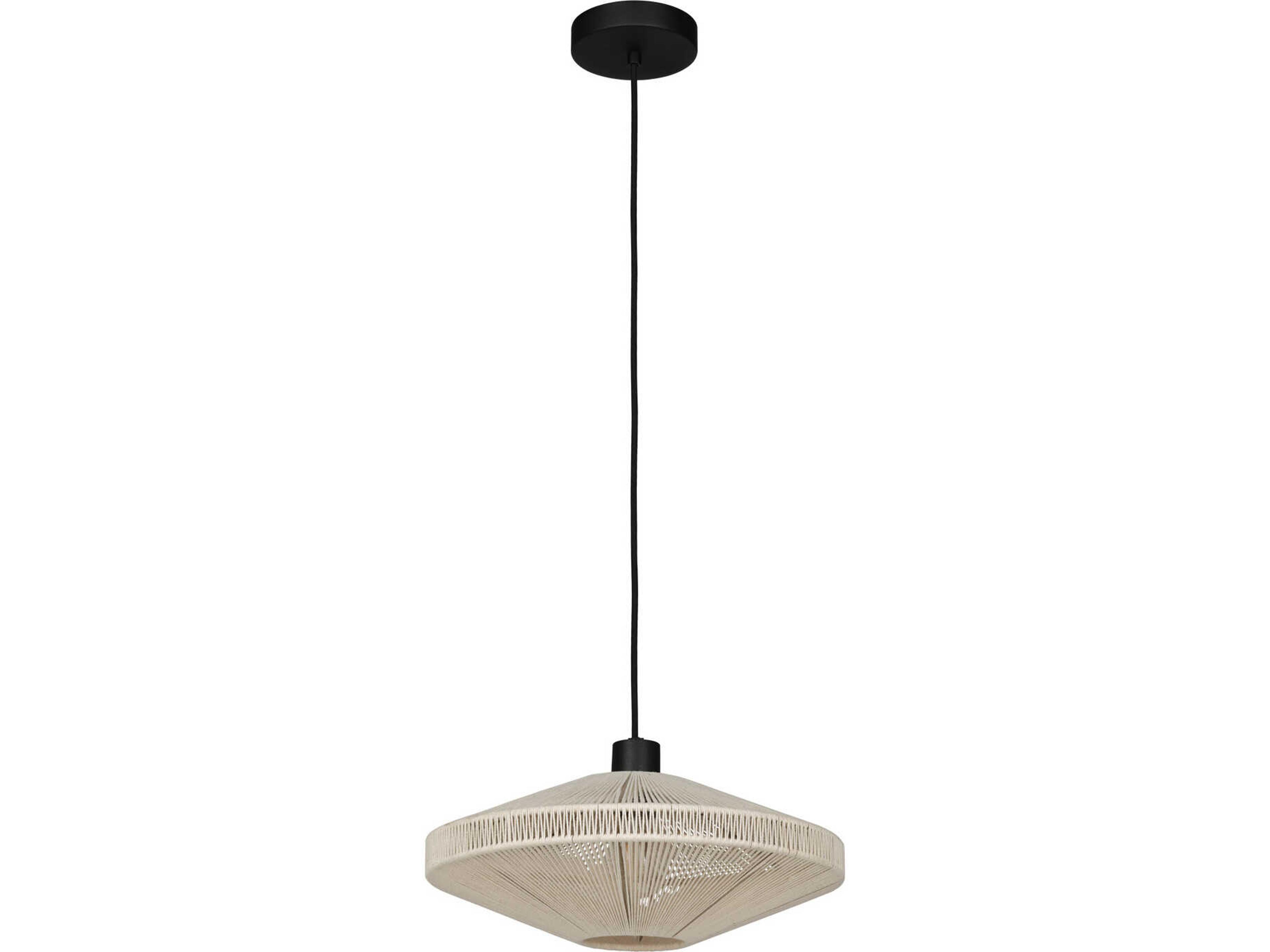 Eglo Midsummer 1-Light Black Pendant