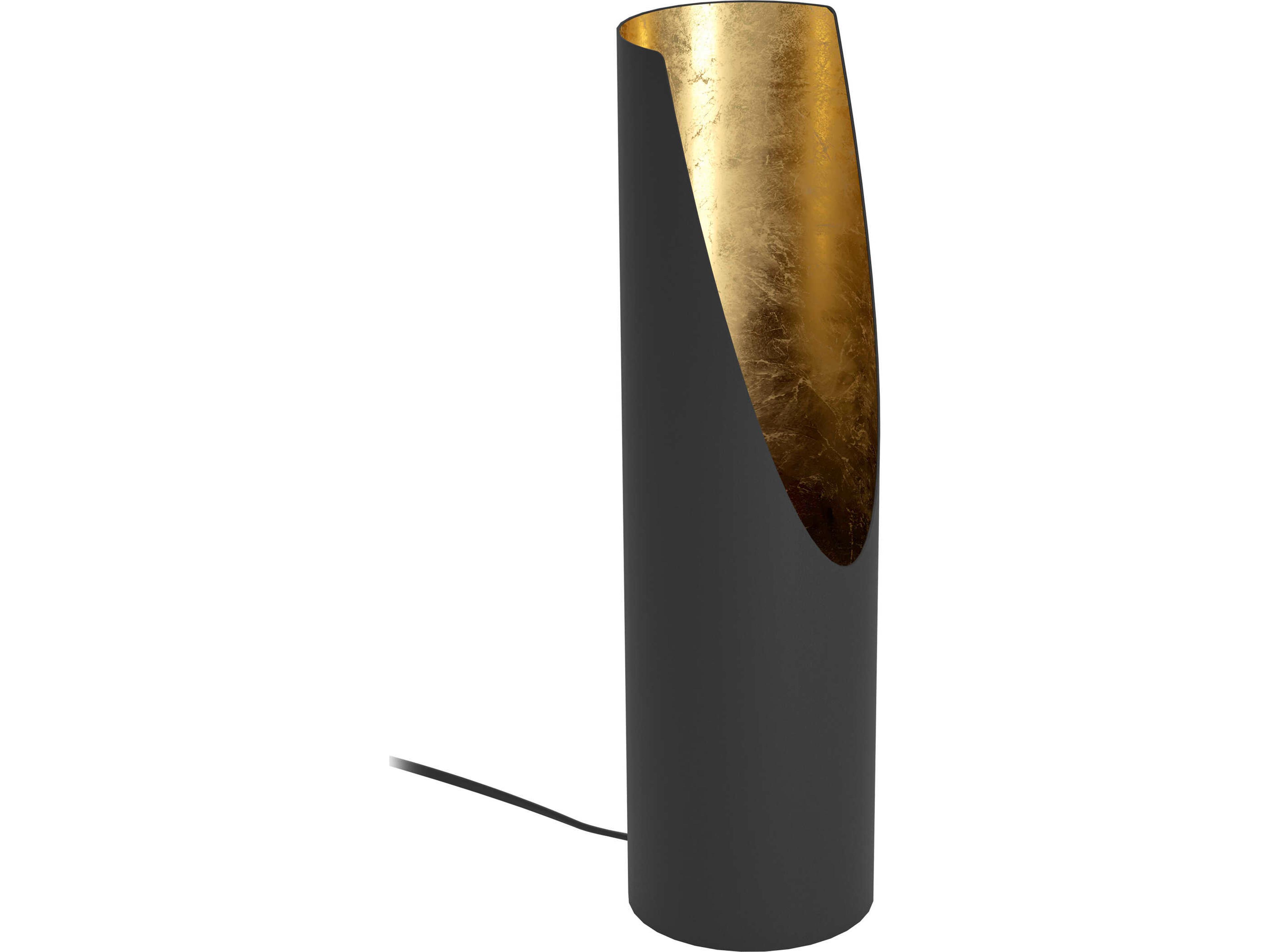 Prebone Black Gold Leaf Table Lamp