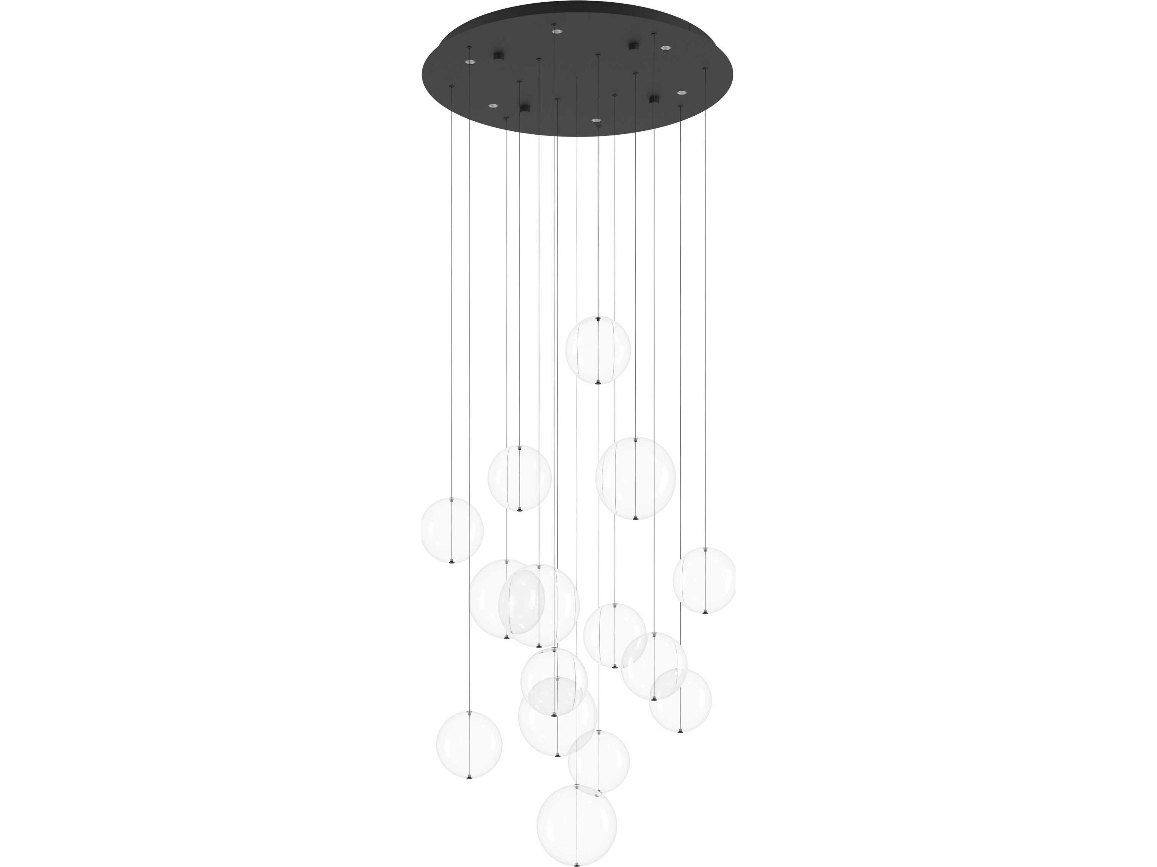 Eglo Espardello 6-Light Black Pendant