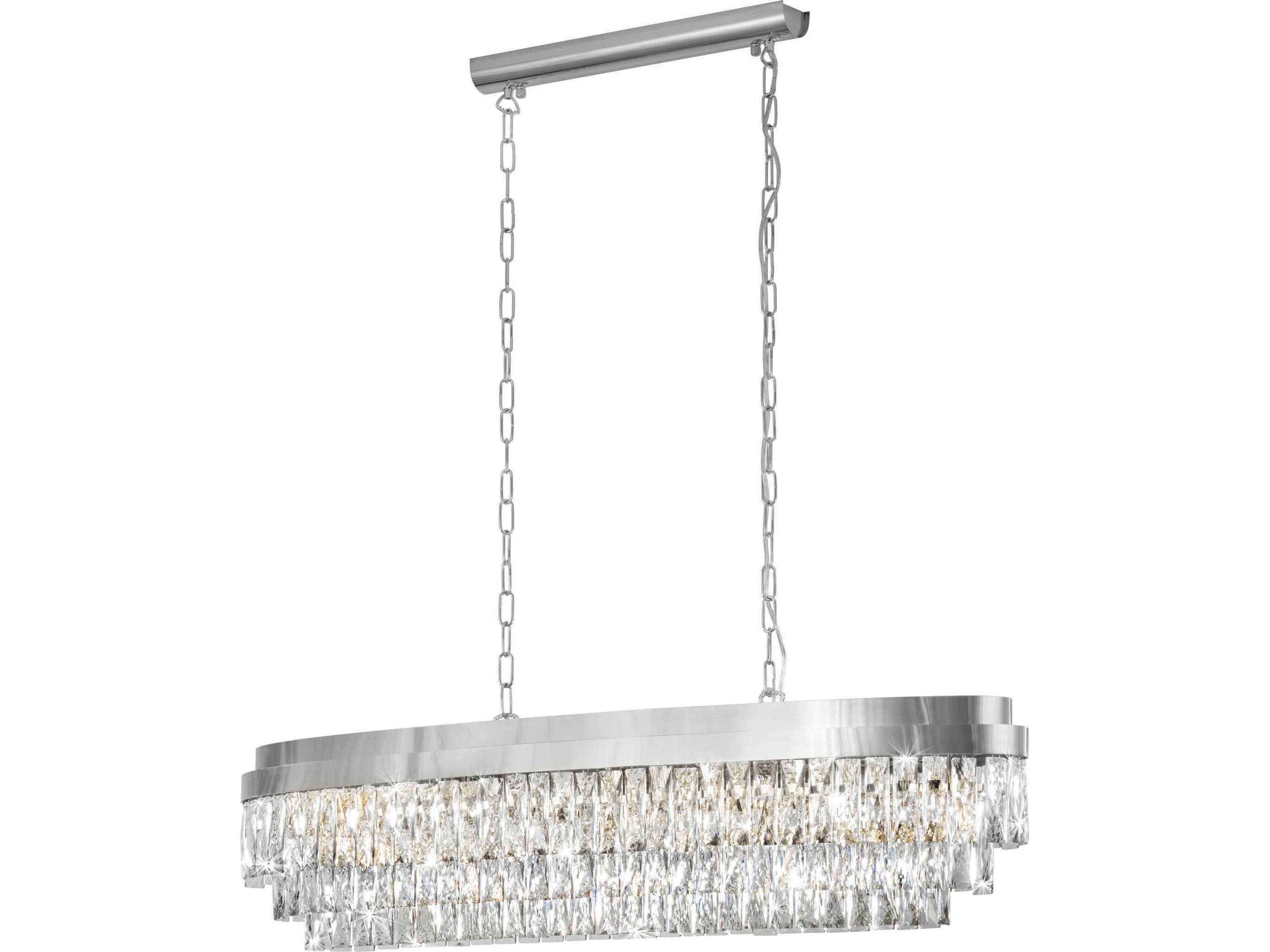 Eglo Valparaiso 13-Light Chrome Island Pendant