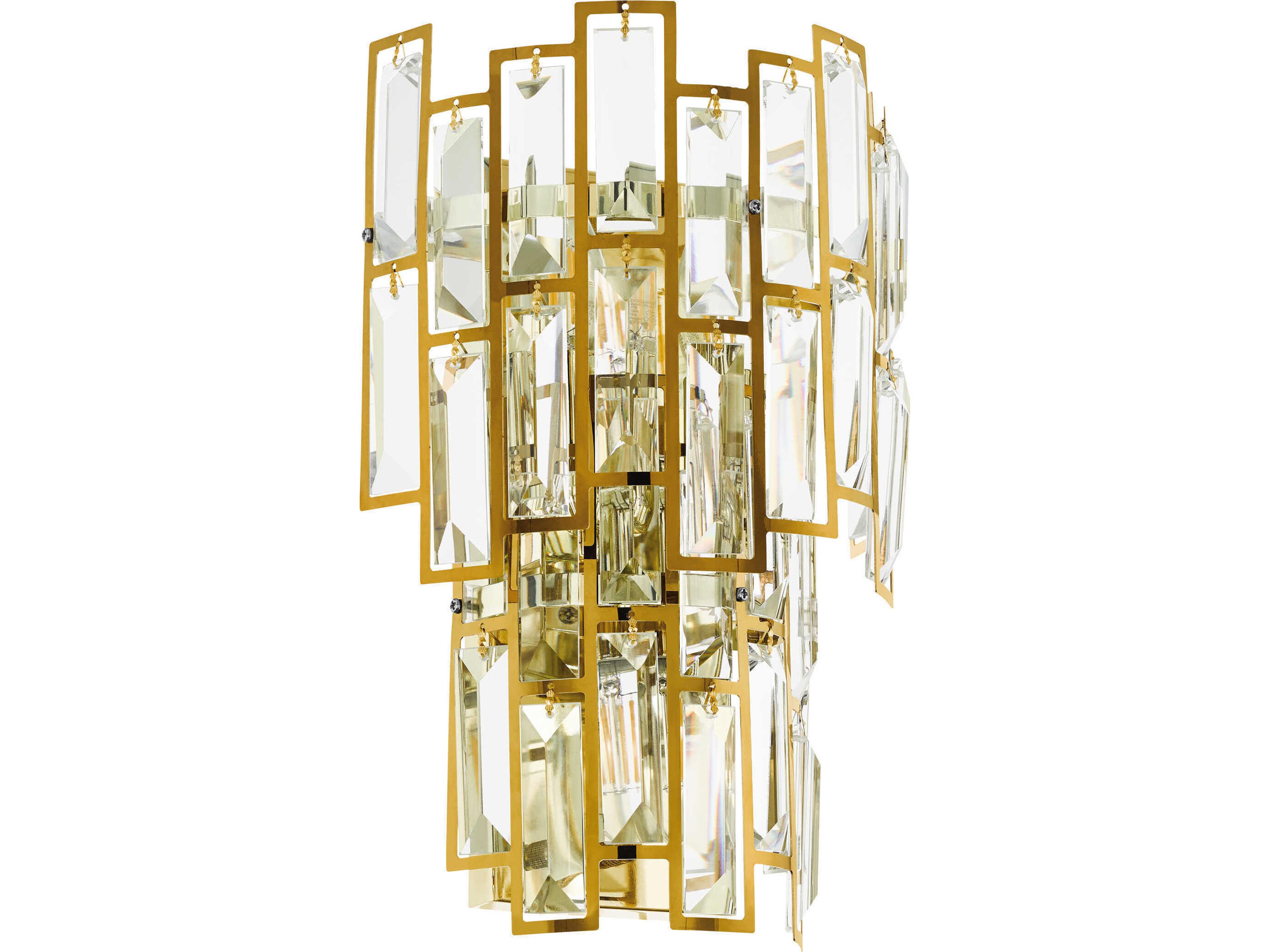 Eglo Calmeilles 3-Light Brass Wall Sconce