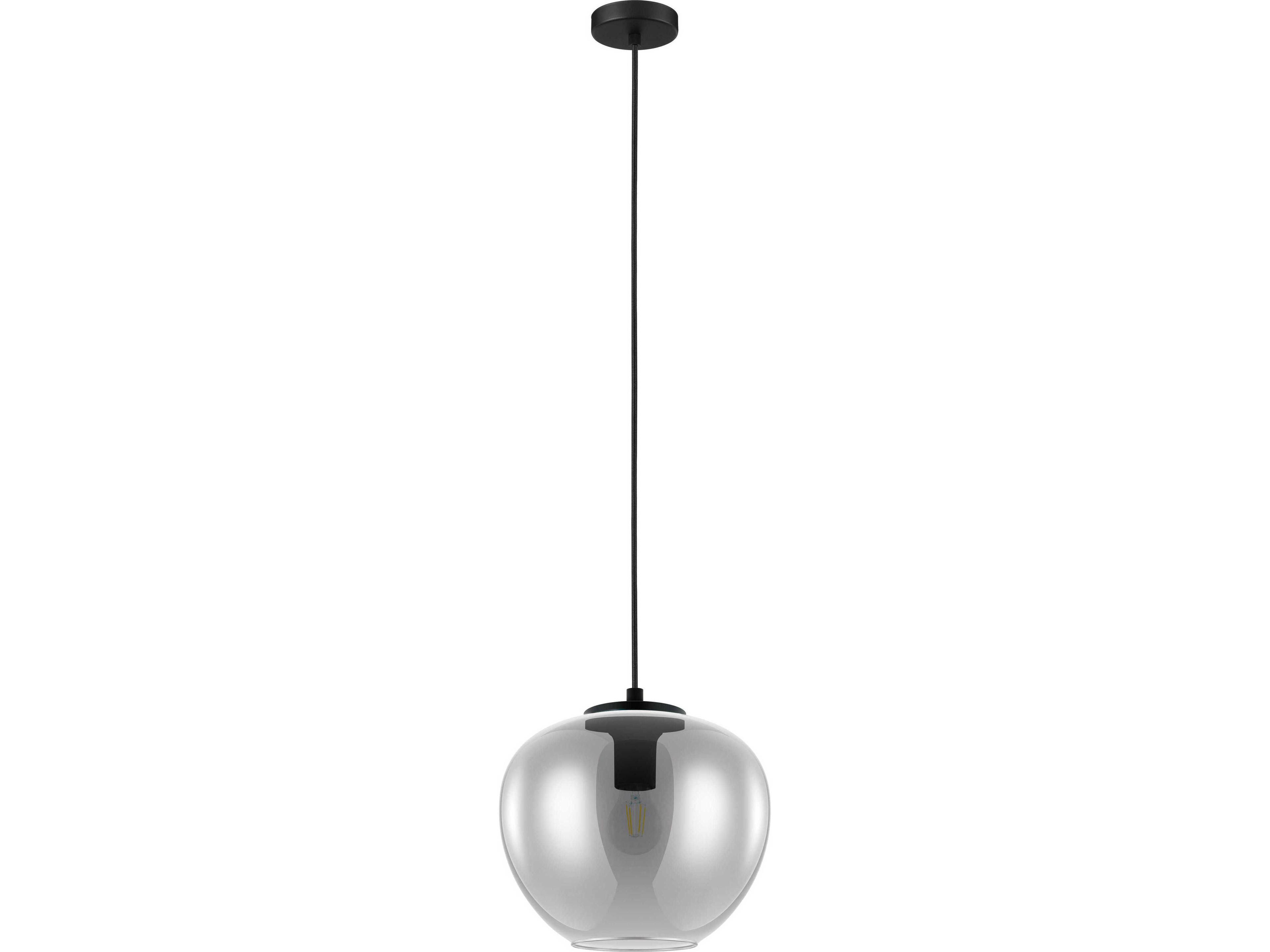 Eglo Priorat 1-Light Black Mini Pendant