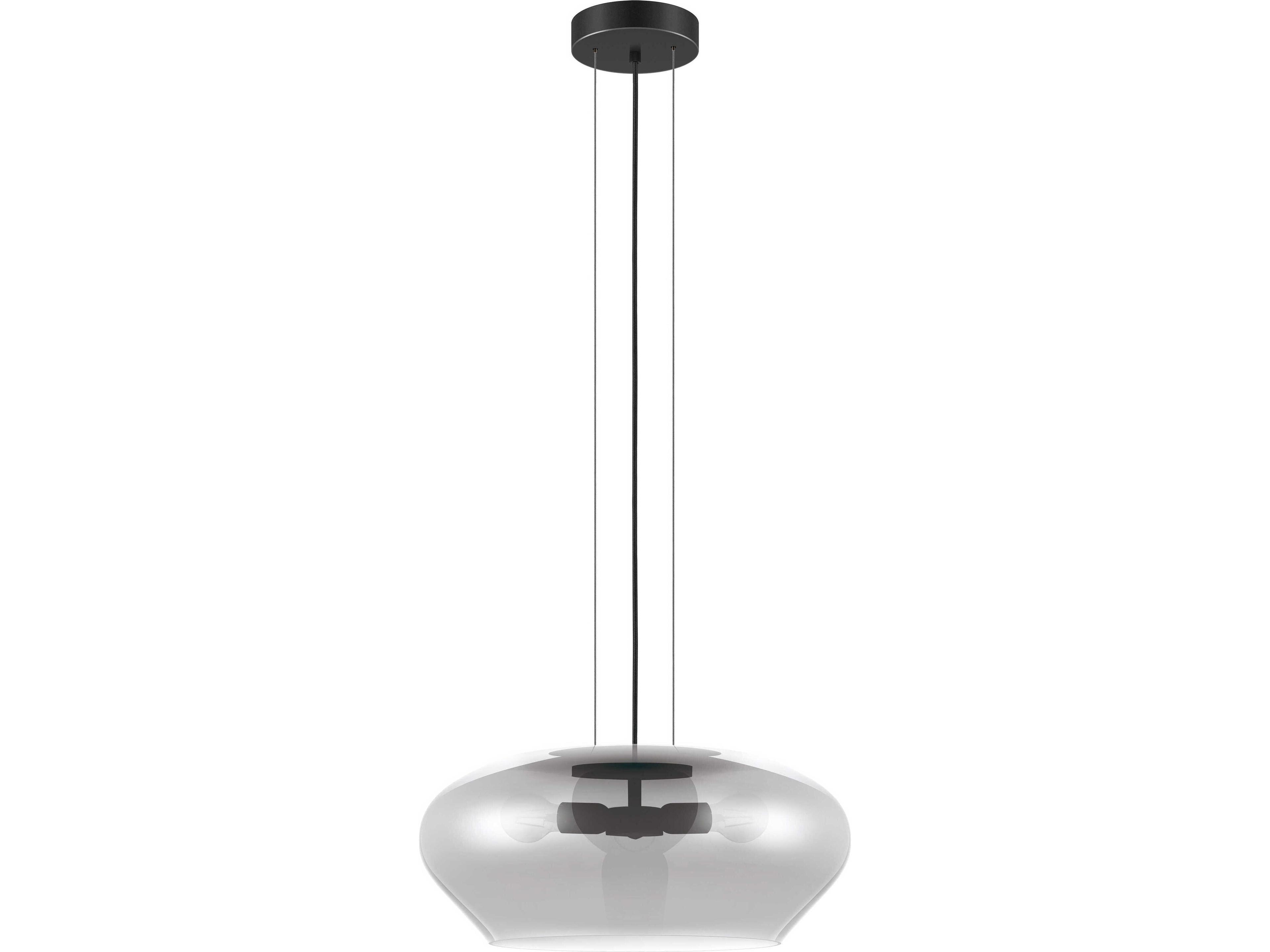 Priorat 3-Light Black Pendant
