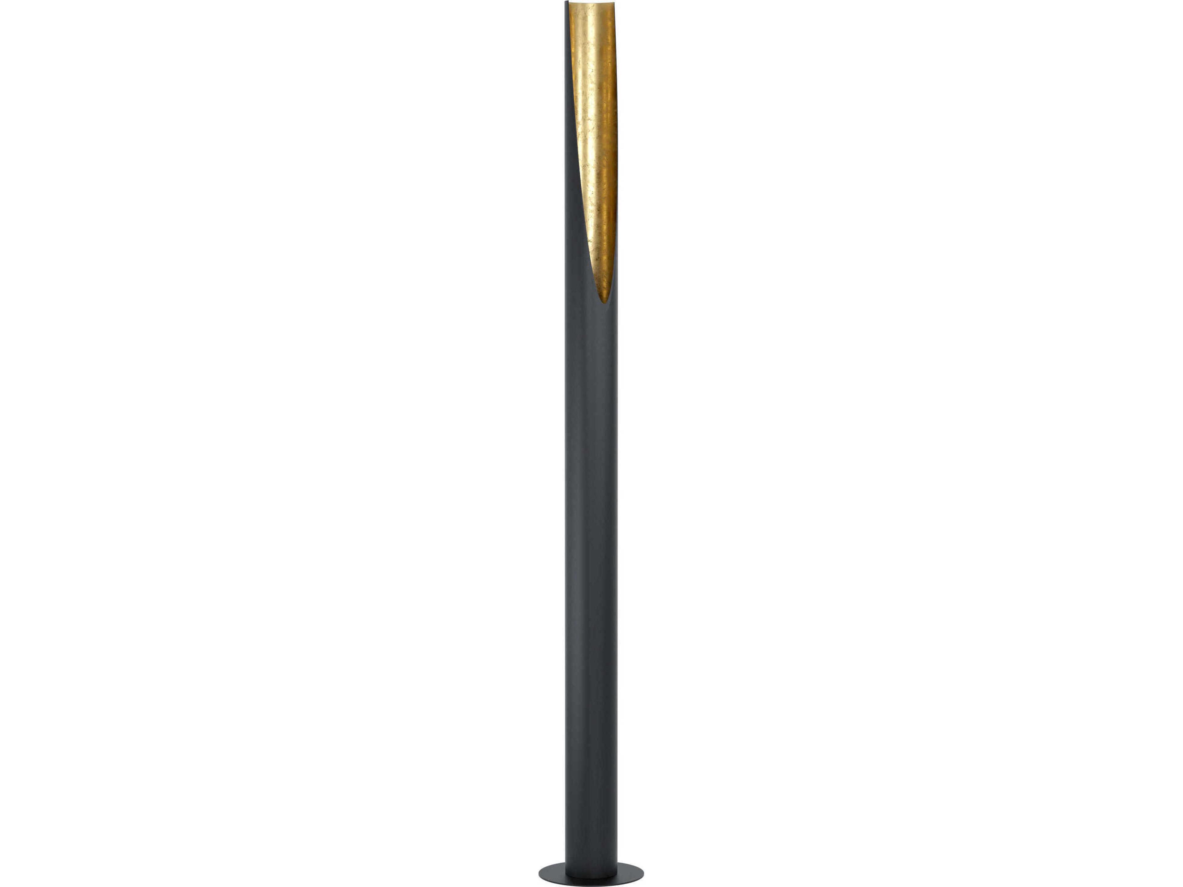 Eglo Prebone Black Gold Leaf Floor Lamp