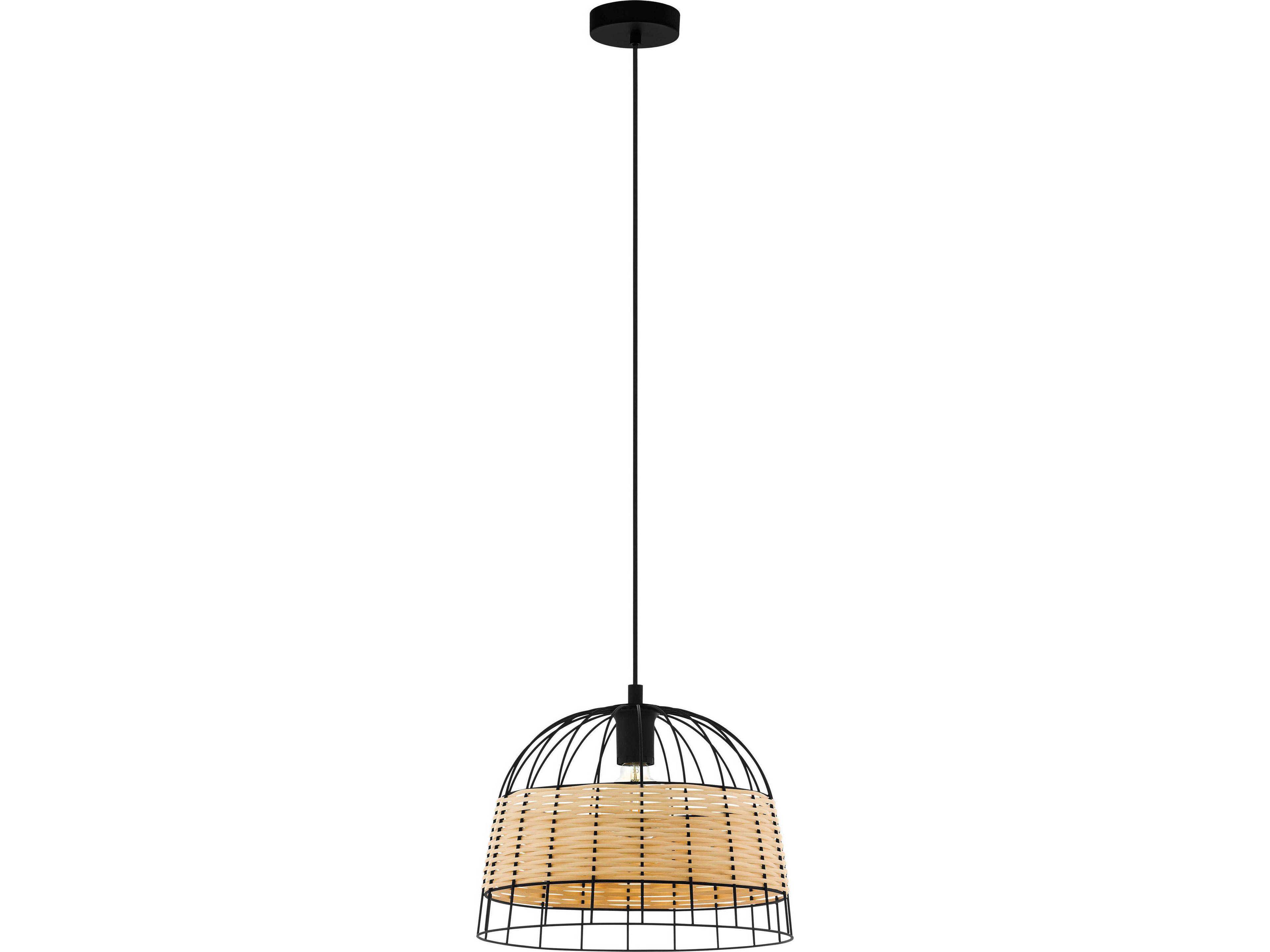 Anwick 1-Light Black Pendant