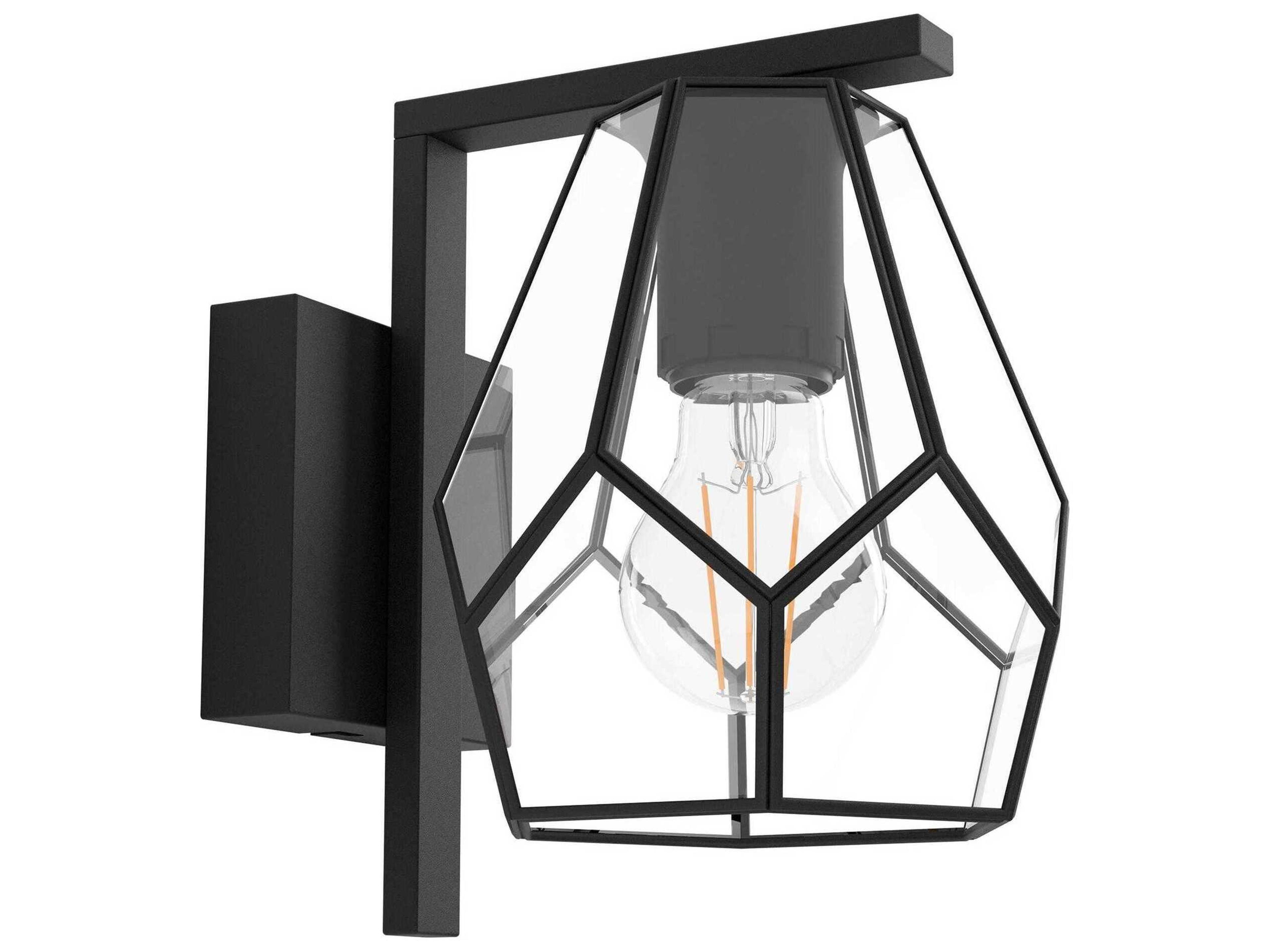 Eglo Mardyke 1-Light Matte Black Wall Sconce