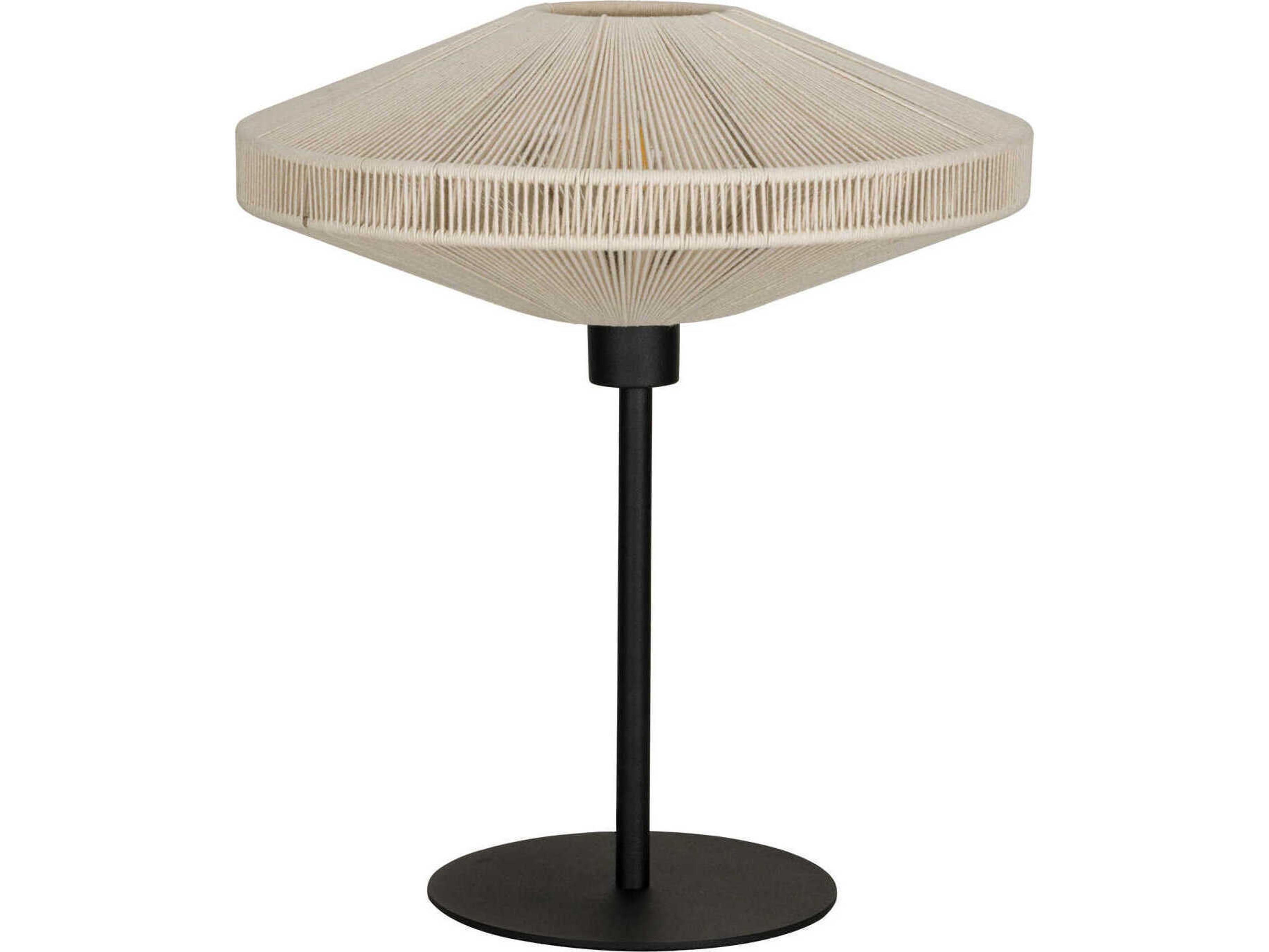Eglo Midsummer Black Cream Jute Table Lamp