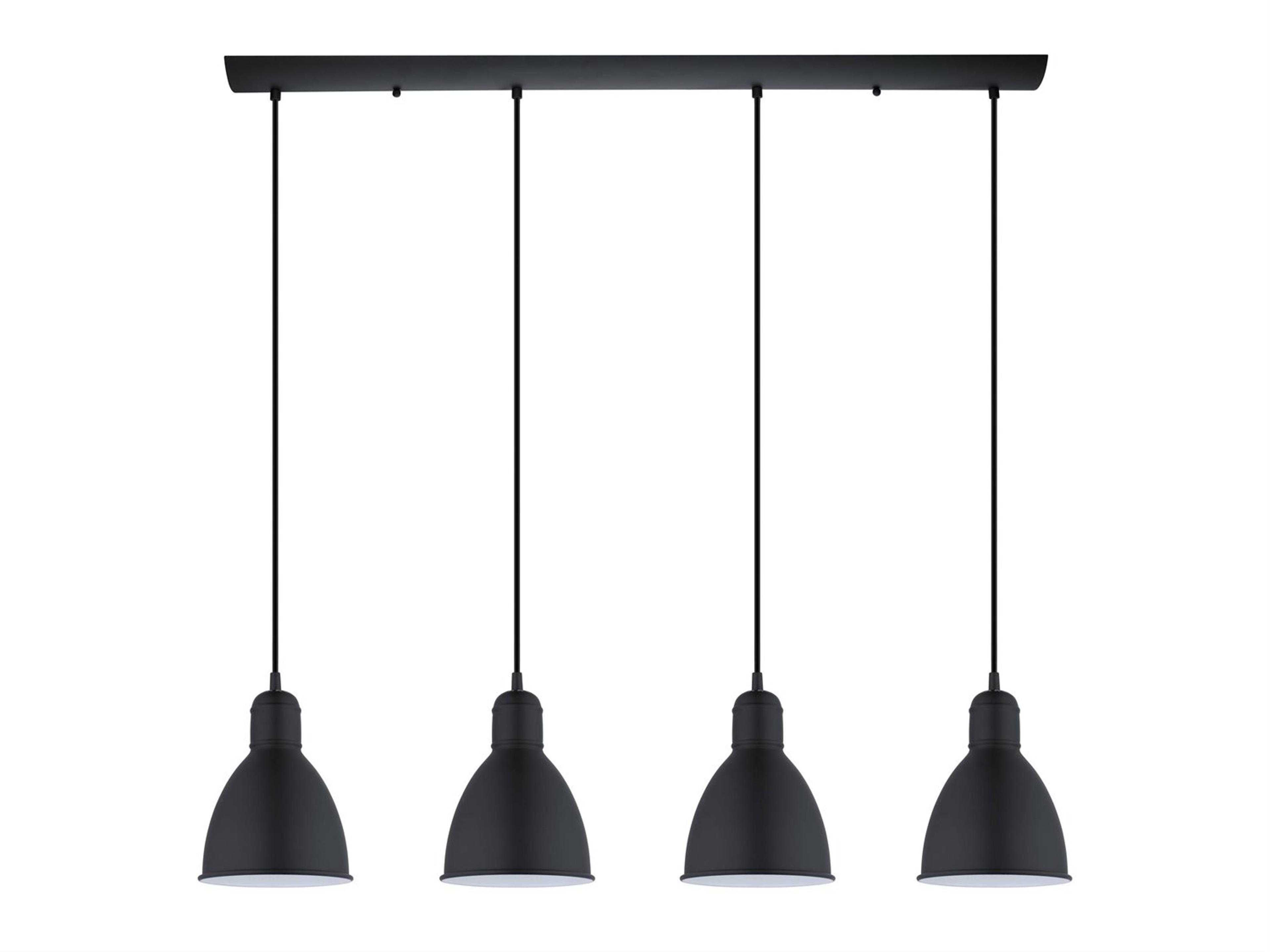 Eglo Priddy 4-Light Black Island Pendant