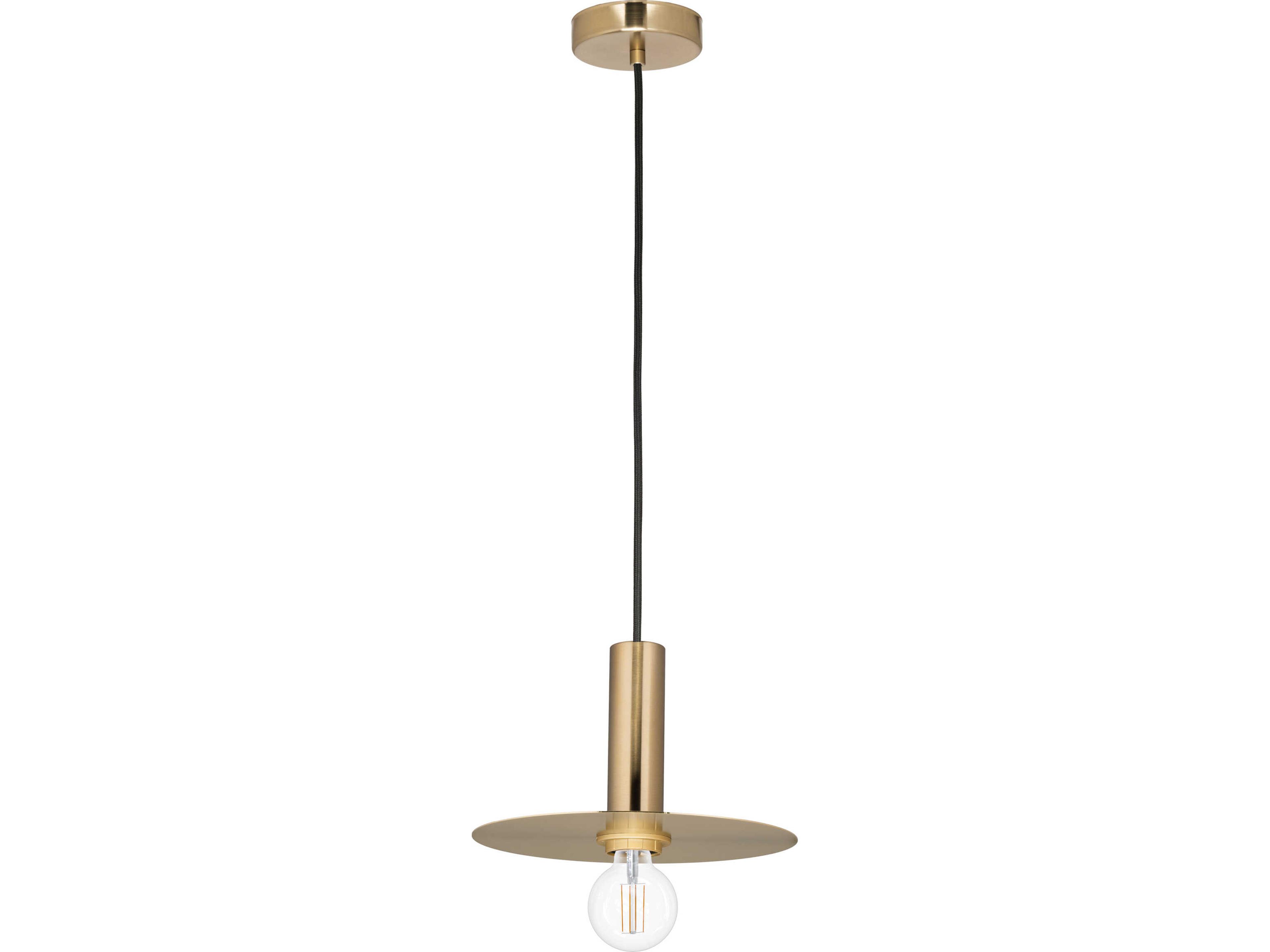 Eglo Escandell 1-Light Brushed Gold Mini Pendant